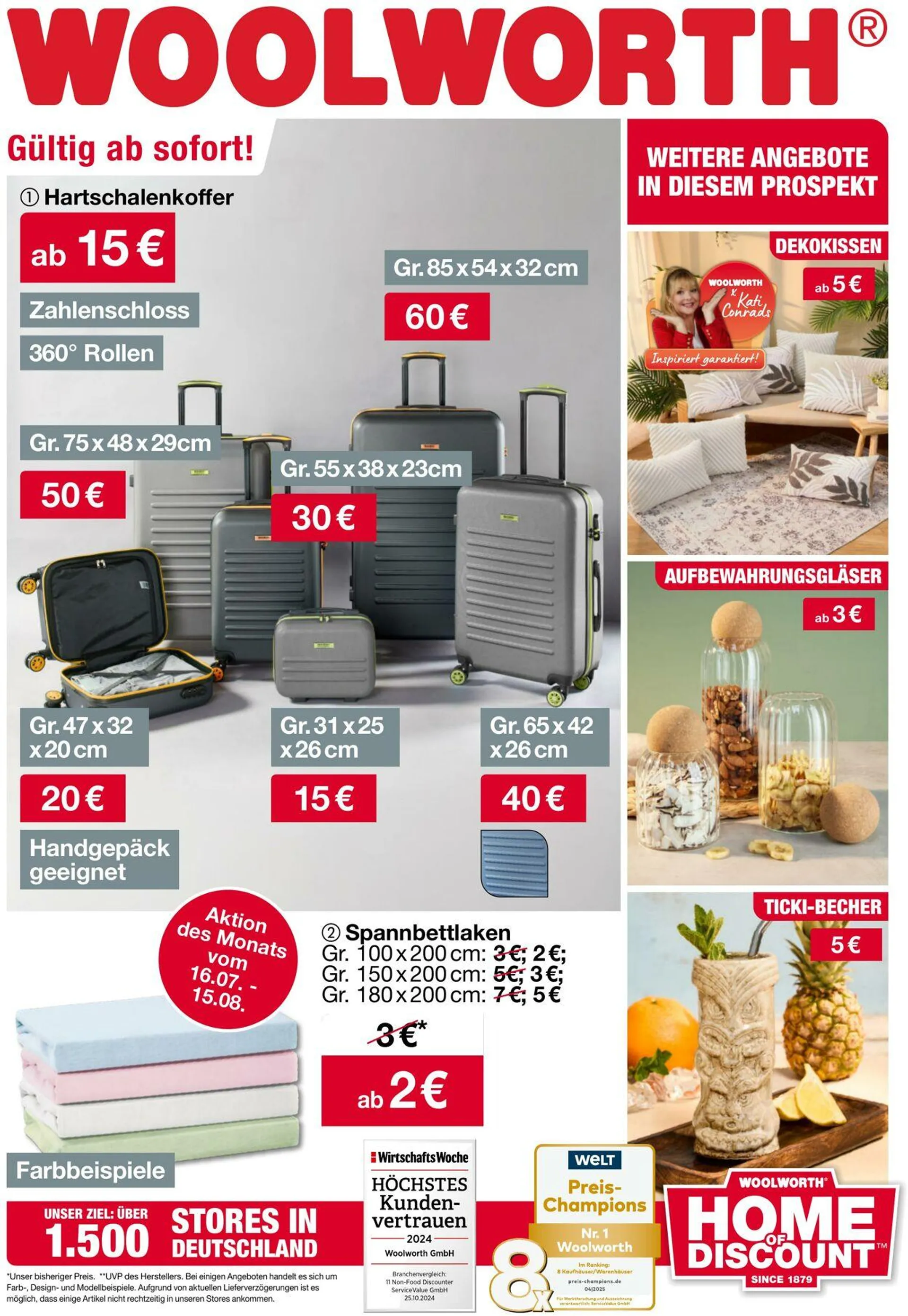 Woolworth Aktueller Prospekt von 8. September bis 22. September 2025 - Prospekt seite 1