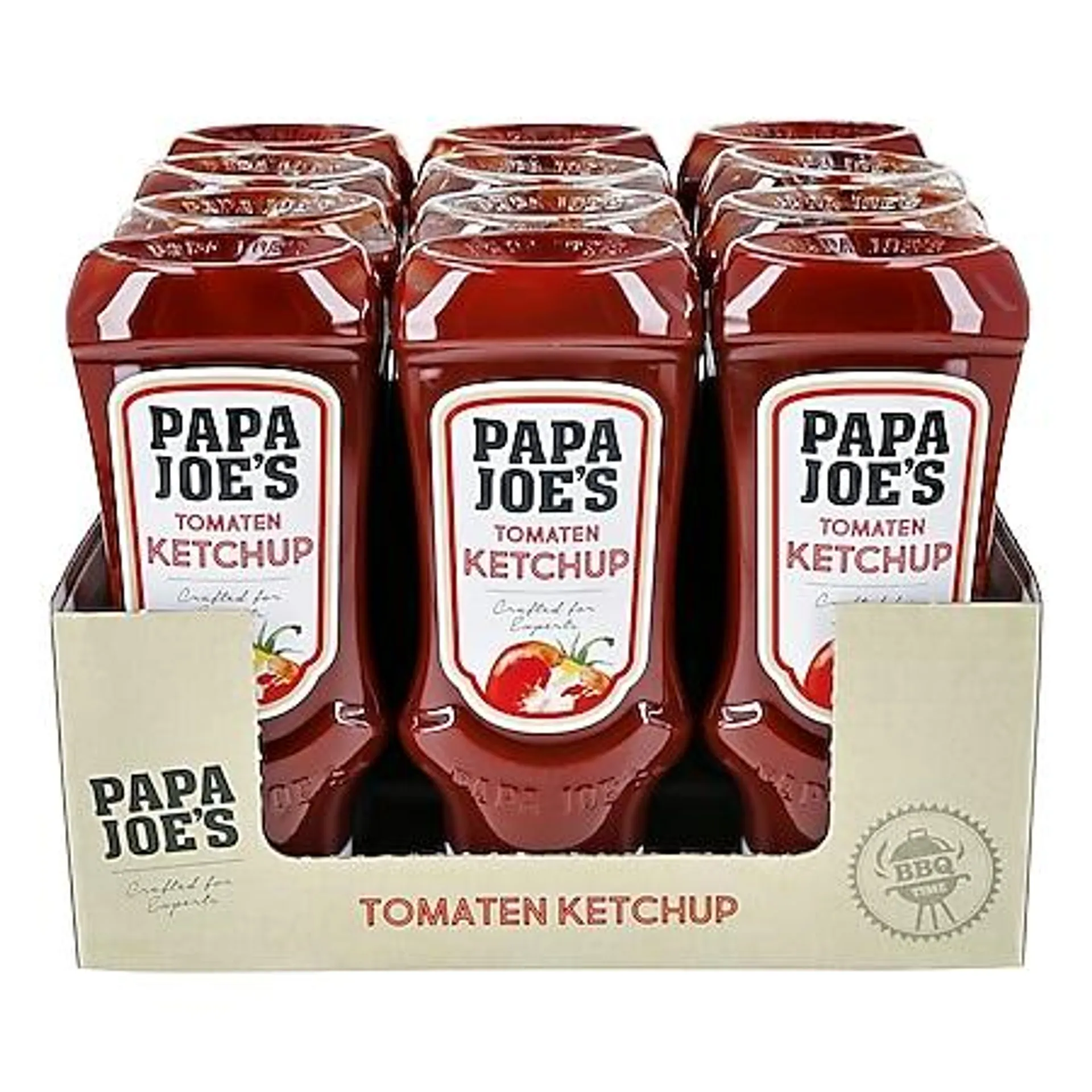 Papa Joes Tomaten Ketchup 500 ml, 12er Pack