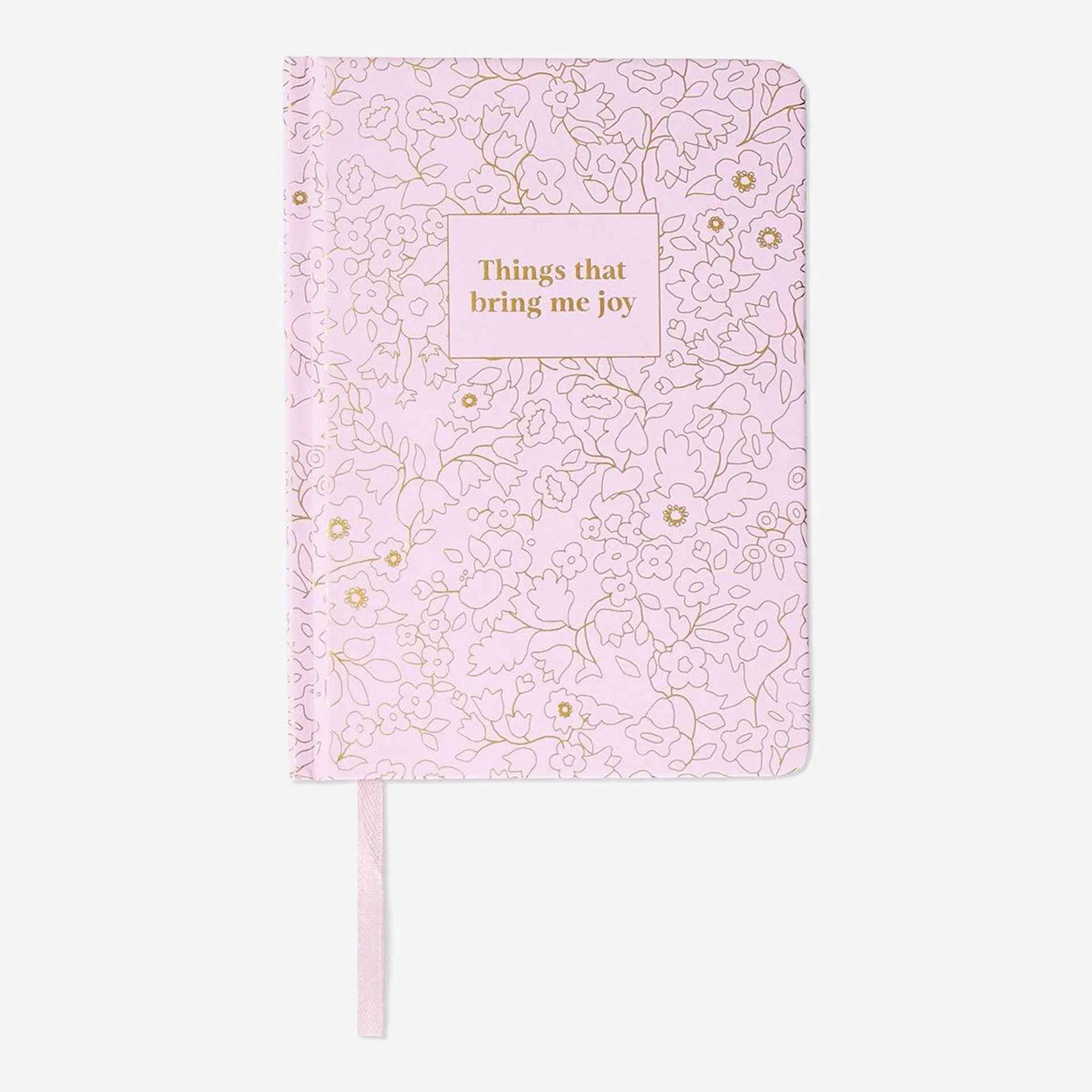 Pink personal planner in English