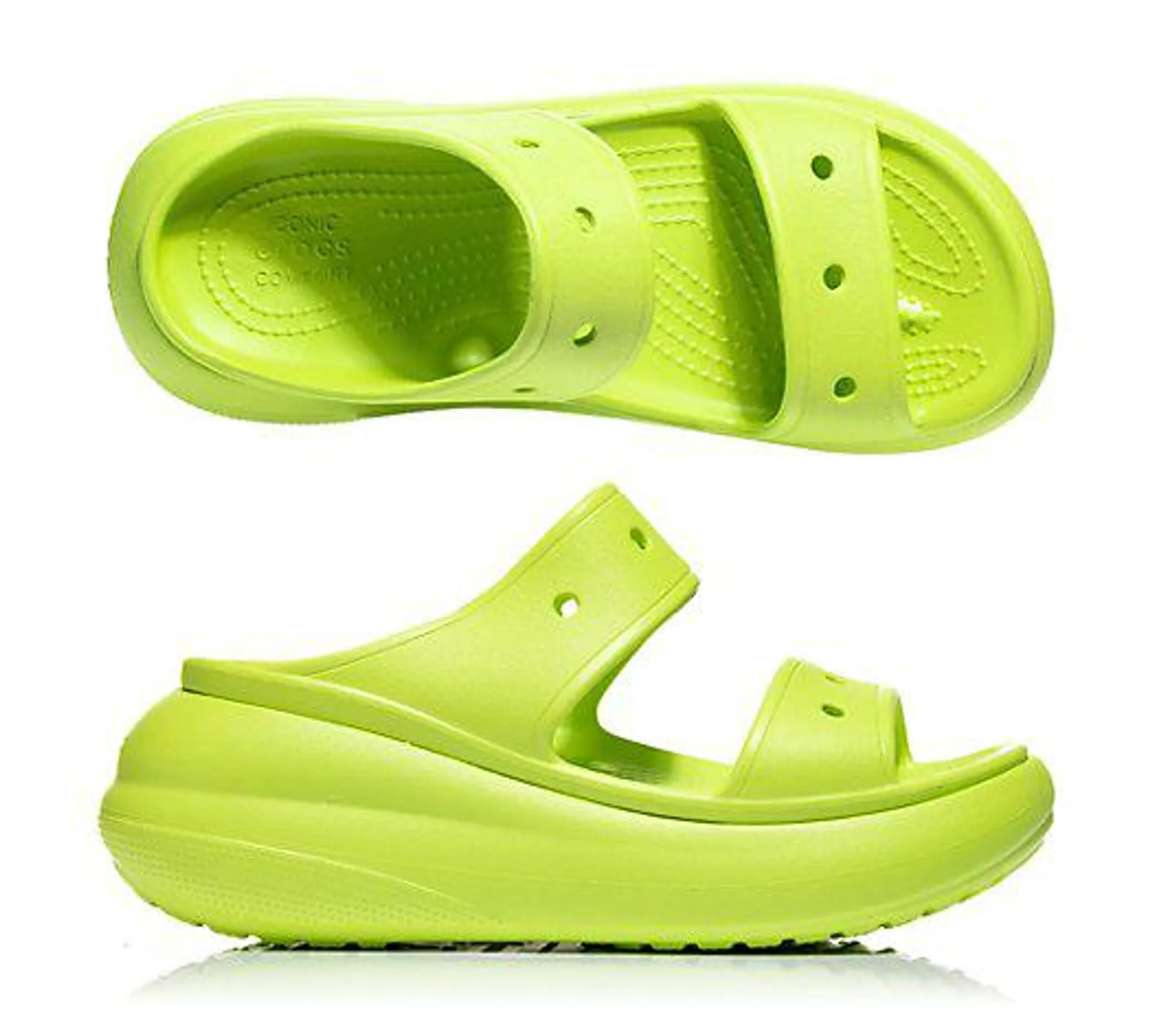 CROCS™ Damen-Sandale Classic Crush Crocs Comfort™ Plateau-Sohle