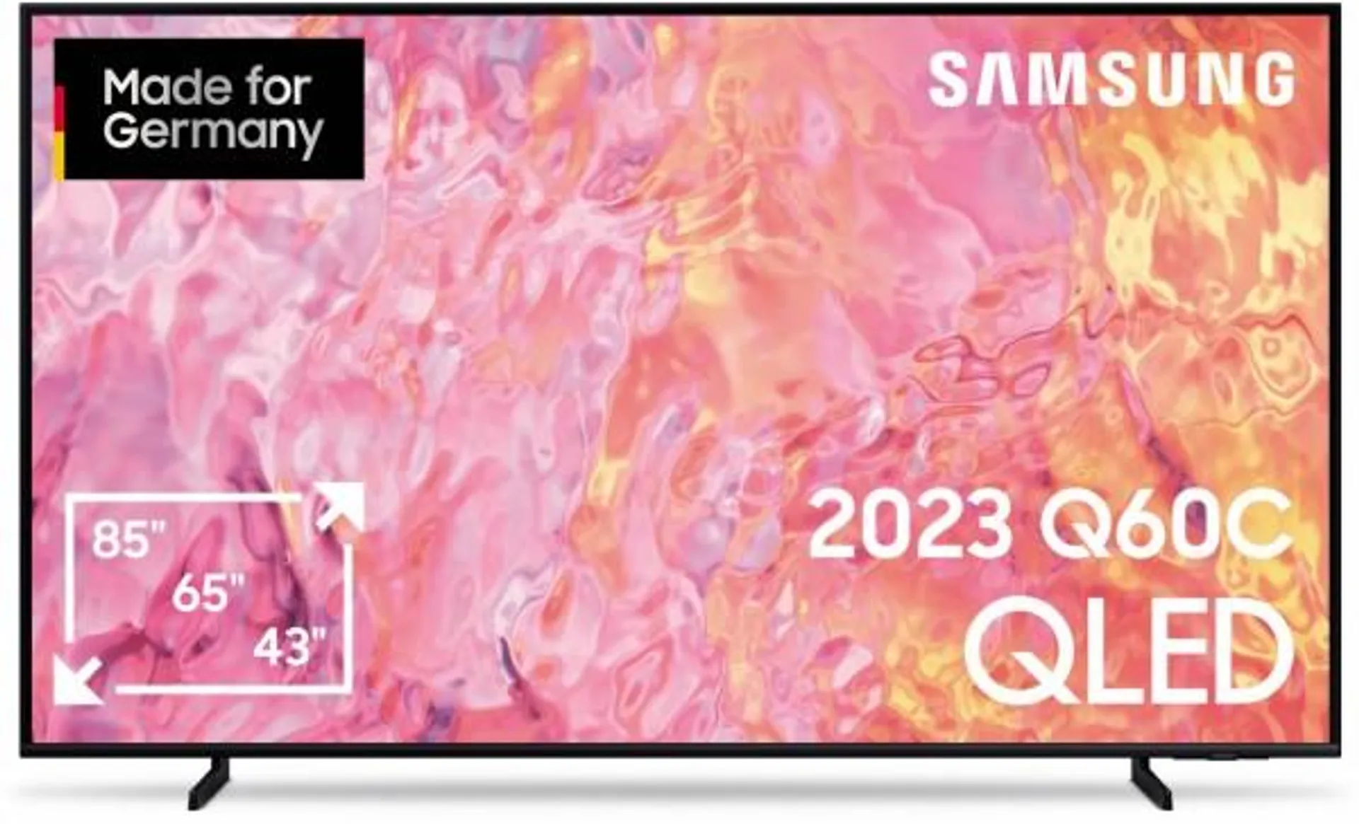 Samsung GQ85Q60CAU 214 cm (85") QLED-TV schwarz / F