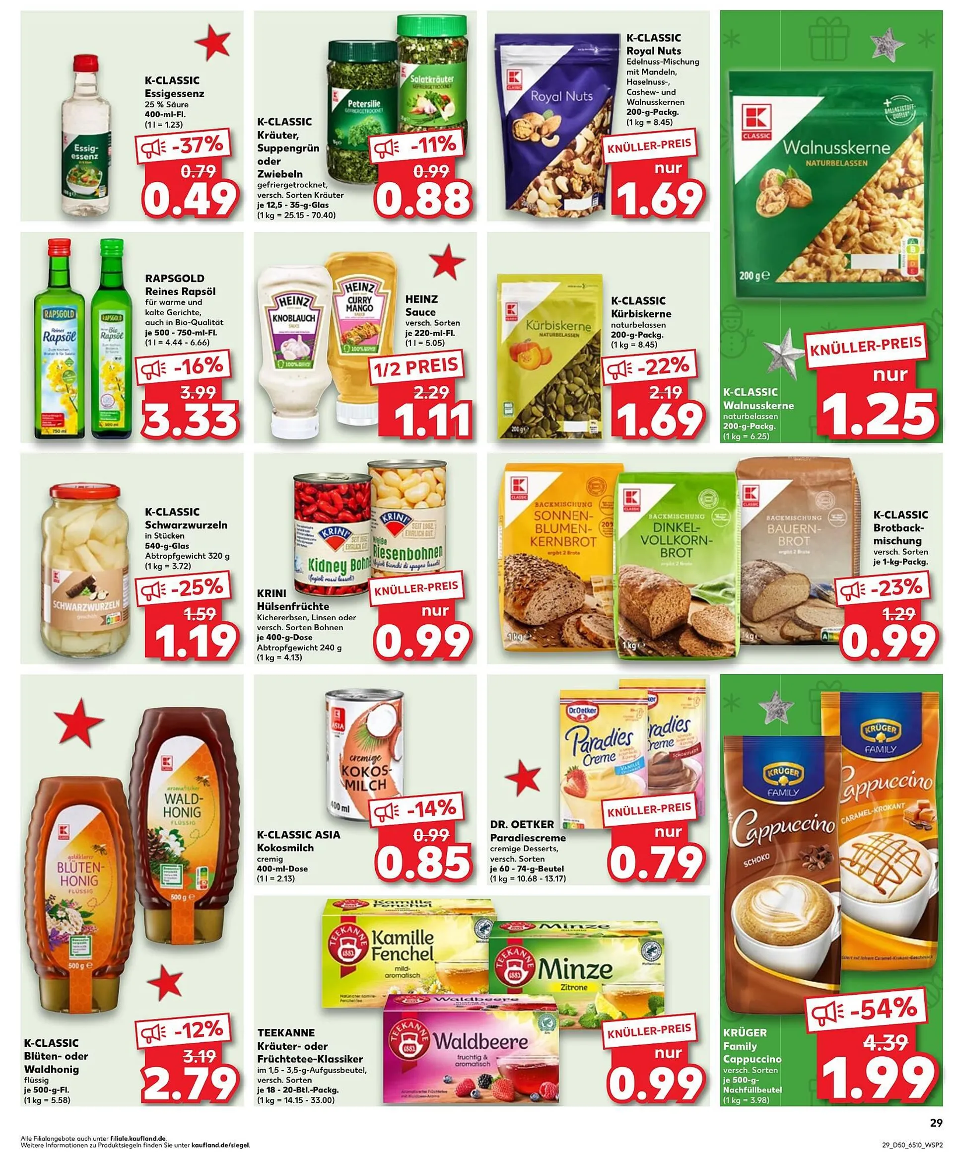 Kaufland Prospekt von 14. Dezember bis 20. Dezember 2023 - Prospekt seite 29