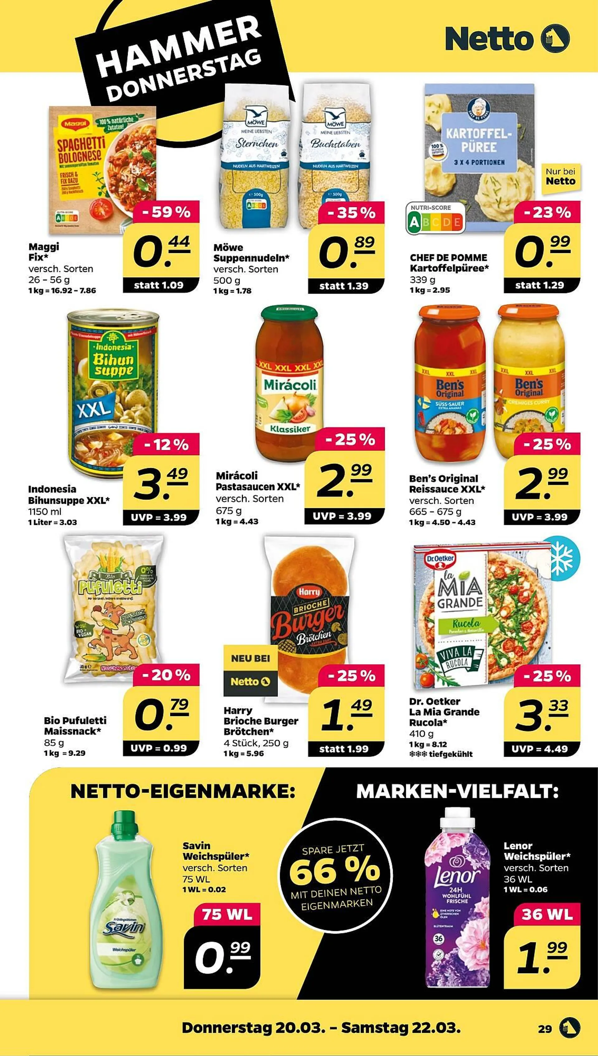 NETTO Prospekt von 17. März bis 22. März 2025 - Prospekt seite 29