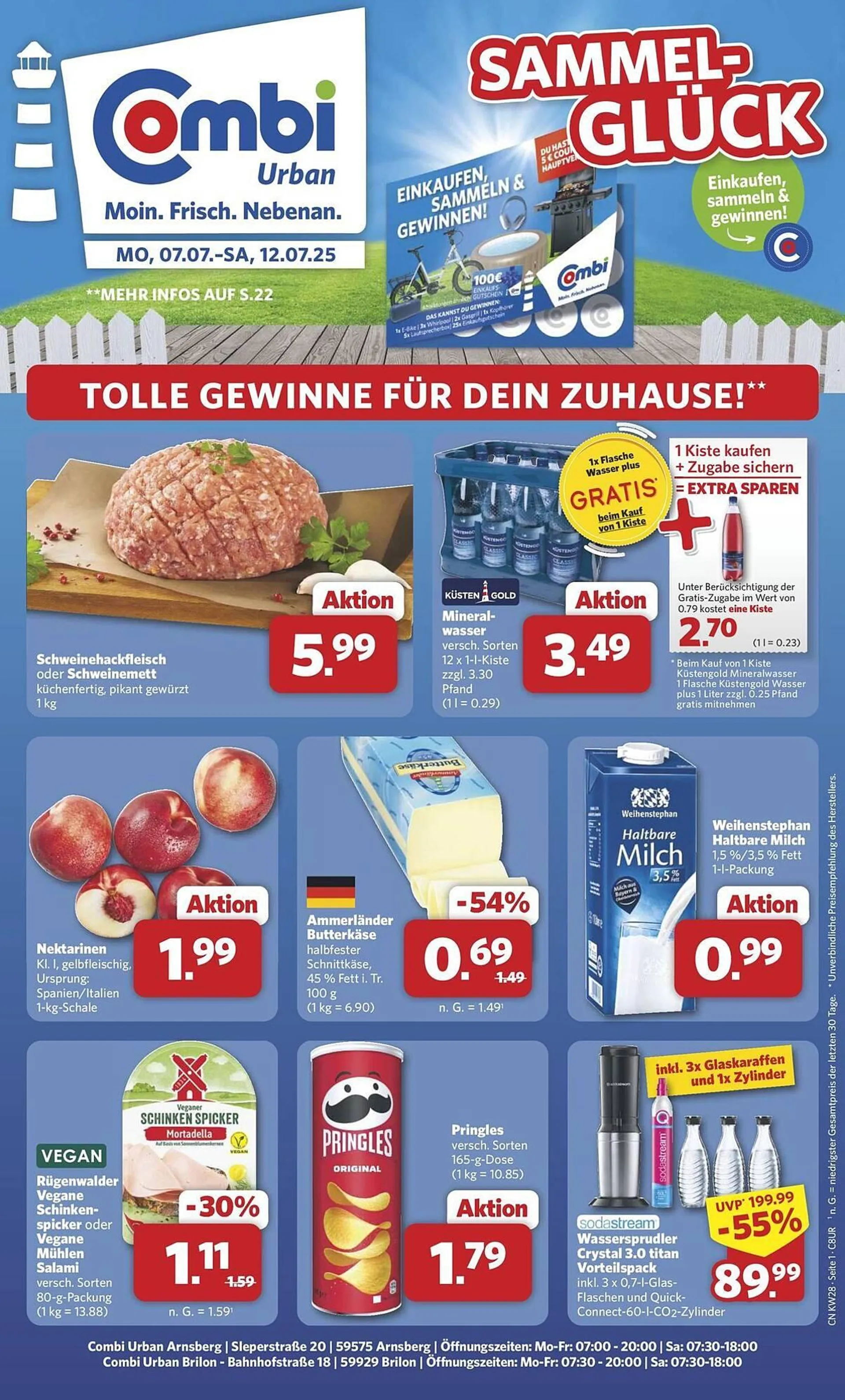 Combi Prospekt von 6. Juli bis 12. Juli 2025 - Prospekt seite 1