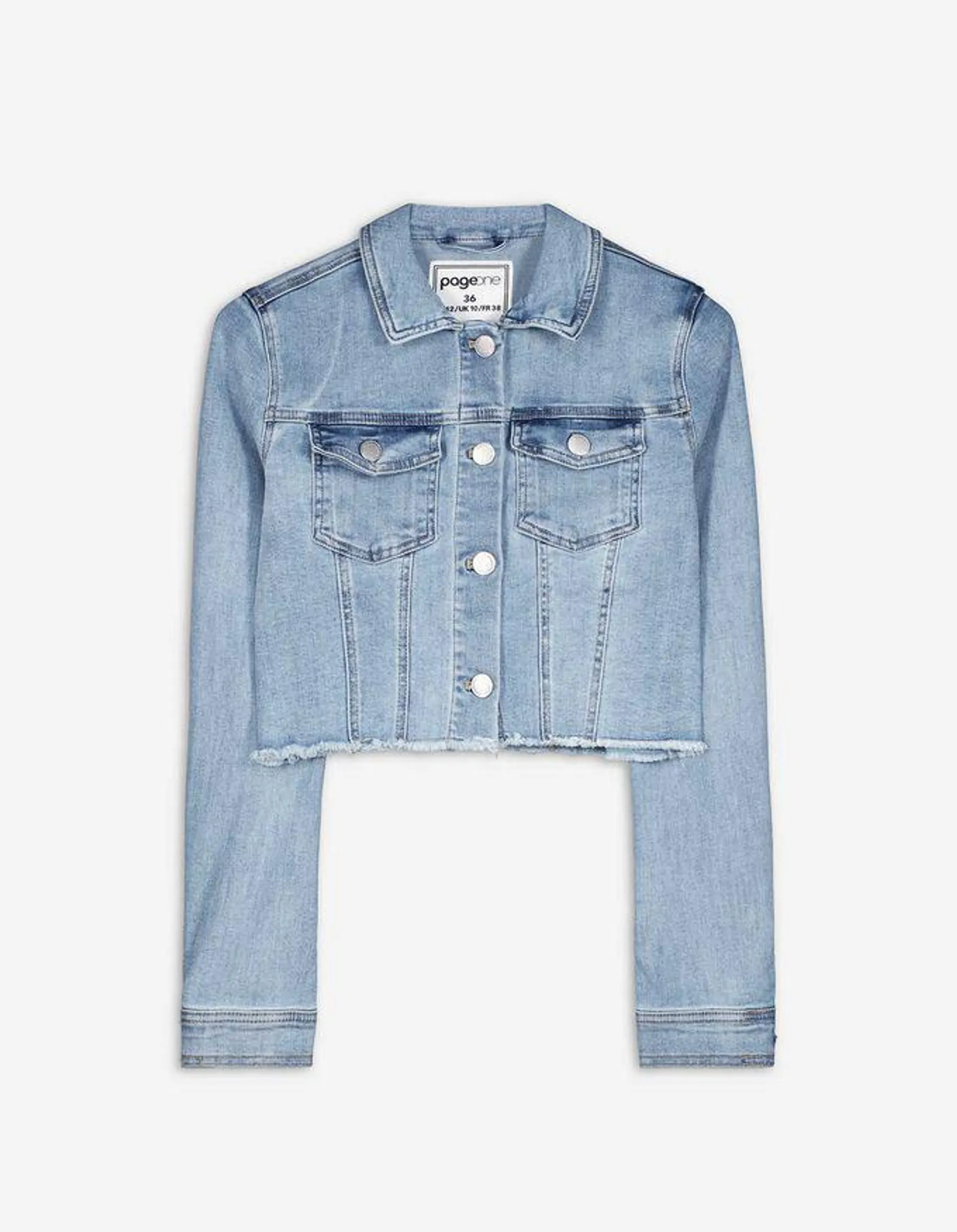 Jeansjacke - Cropped