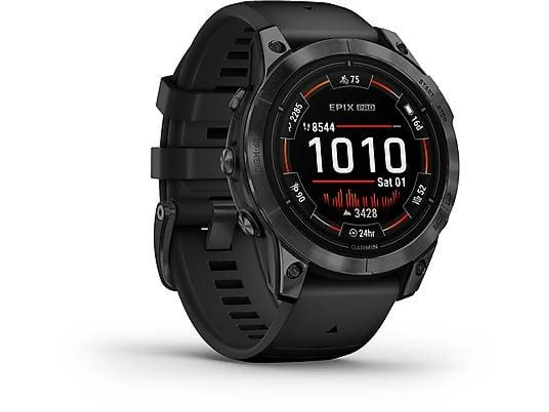 GARMIN EPIX PRO GEN 2 (47MM) Smartwatch Silikon, 125-208 mm, Schwarz/Schiefergrau