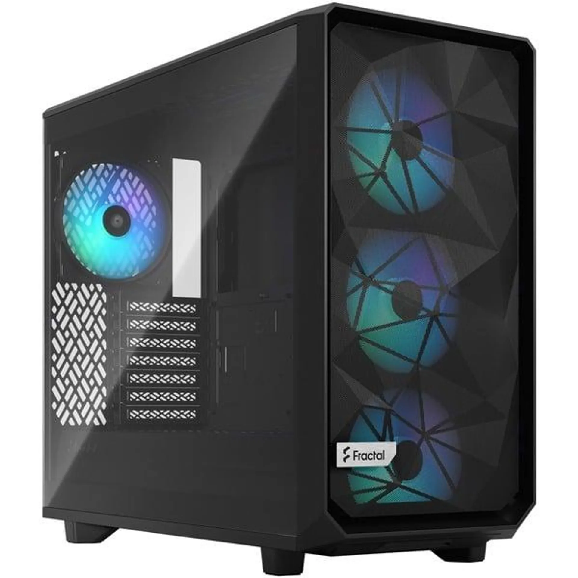 Meshify 2 Lite RGB Black TG Light Tint, Tower-Gehäuse