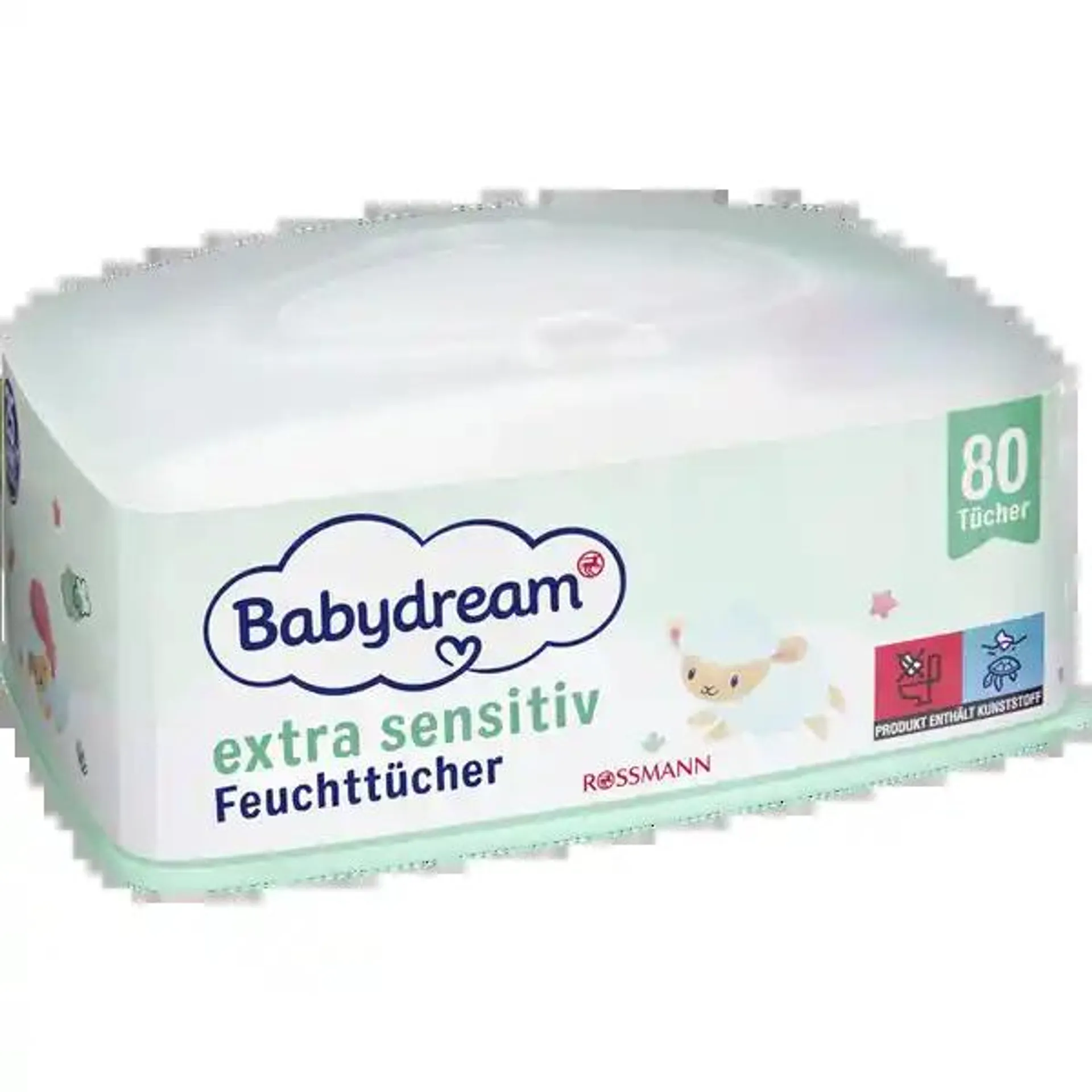 extra sensitive Feuchttücher Box