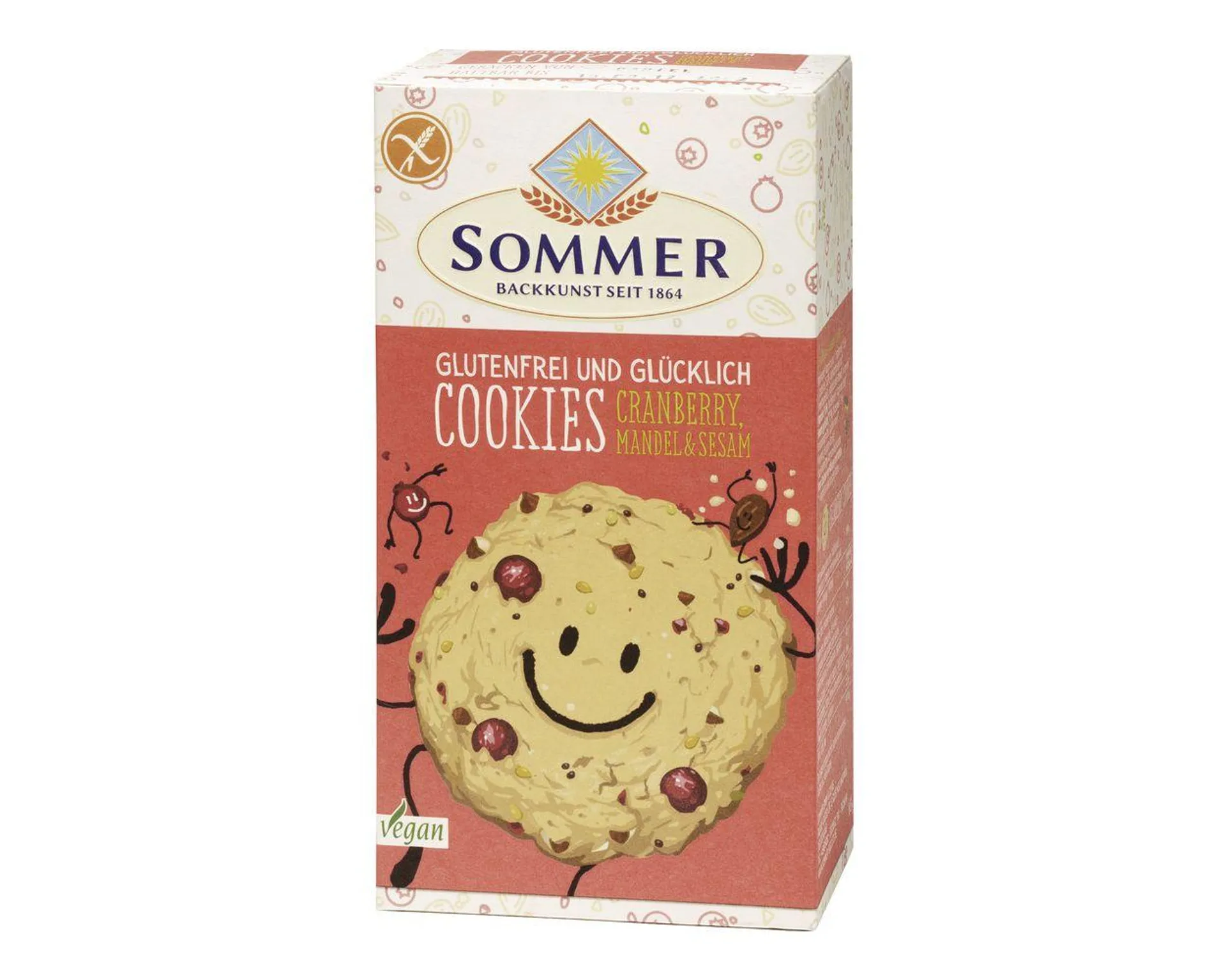 Sommer Cookies Cranberry, Mandeln & Sesam 125 g