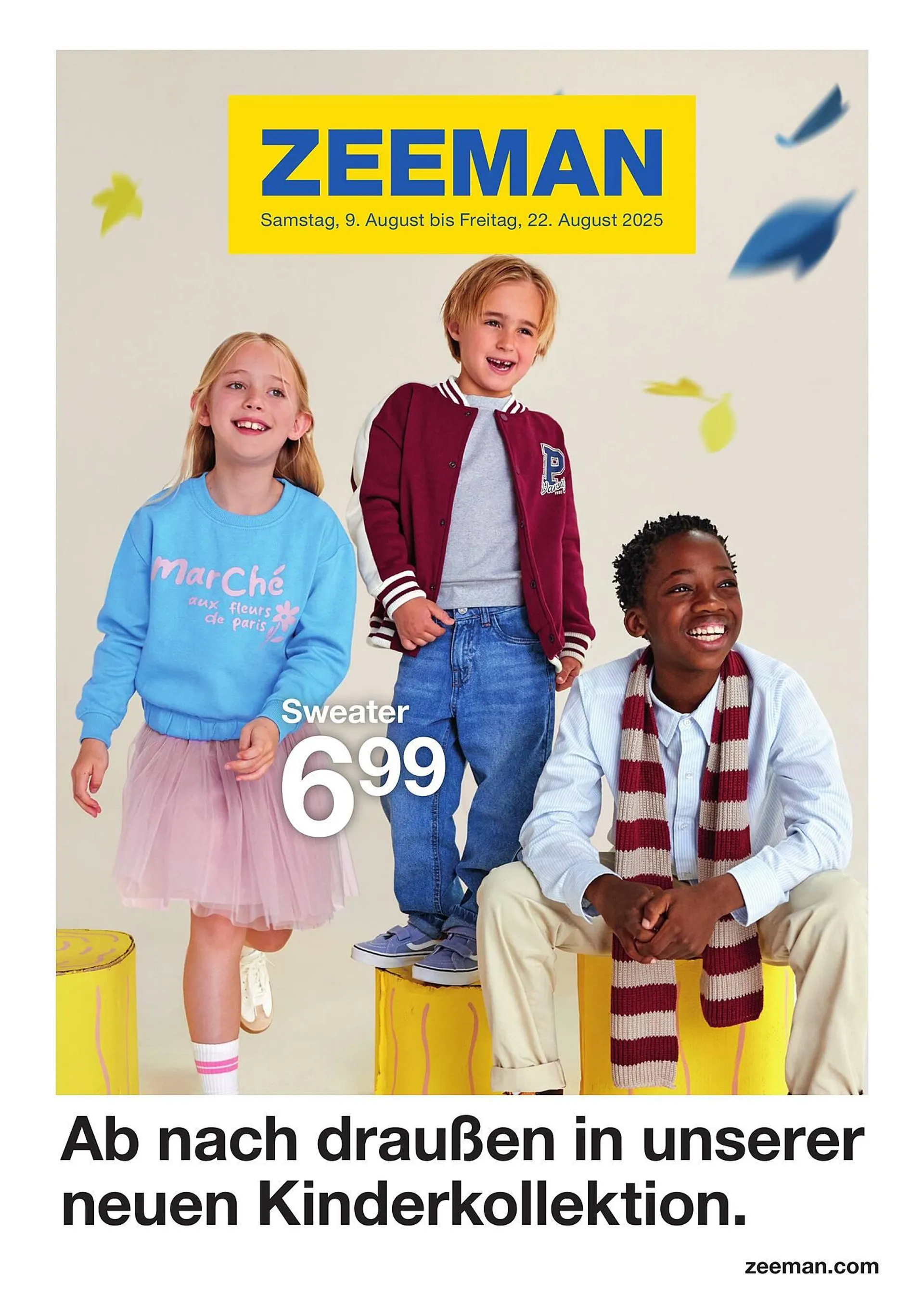 Zeeman Prospekt von 9. August bis 15. August 2025 - Prospekt seite 1