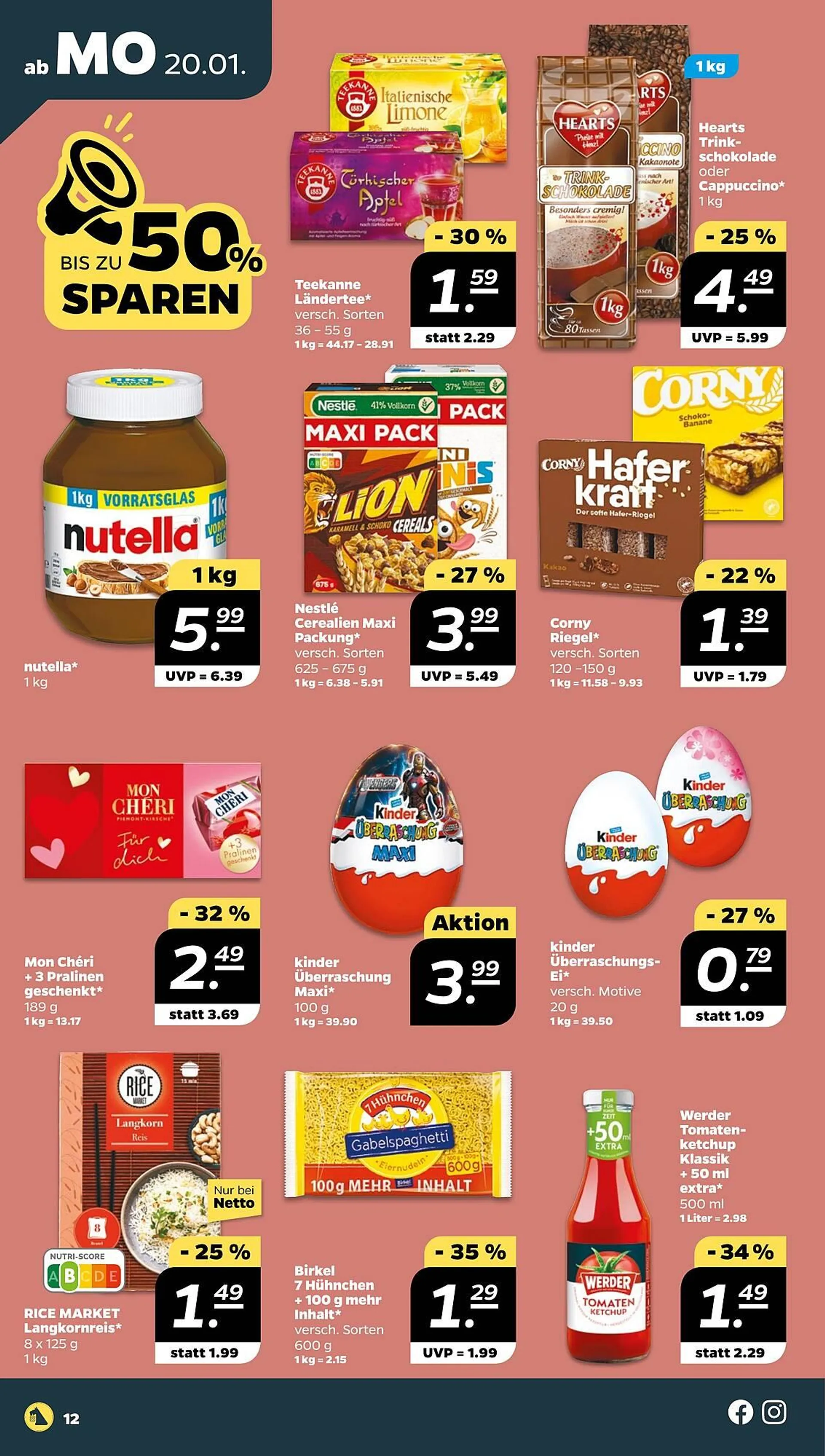 NETTO Prospekt von 20. Januar bis 25. Januar 2025 - Prospekt seite 12