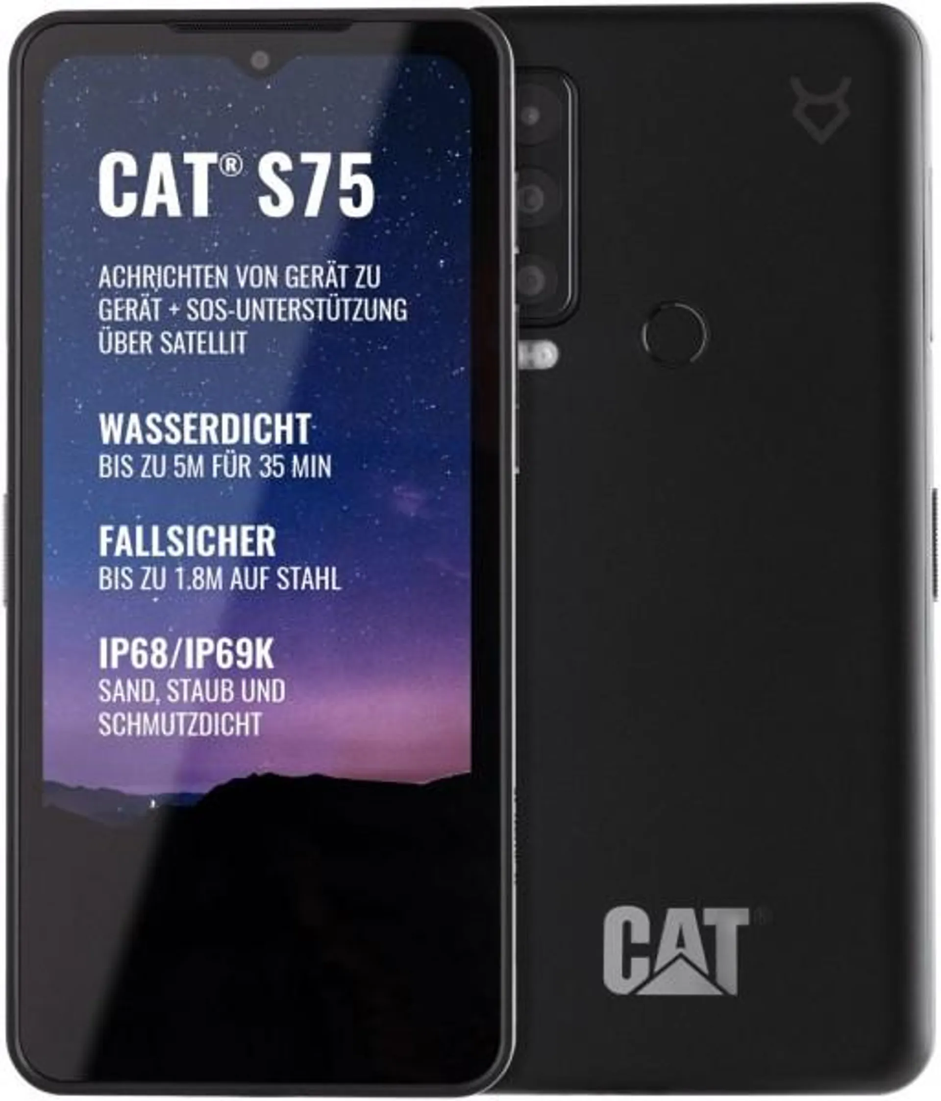 CAT S75 Smartphone schwarz