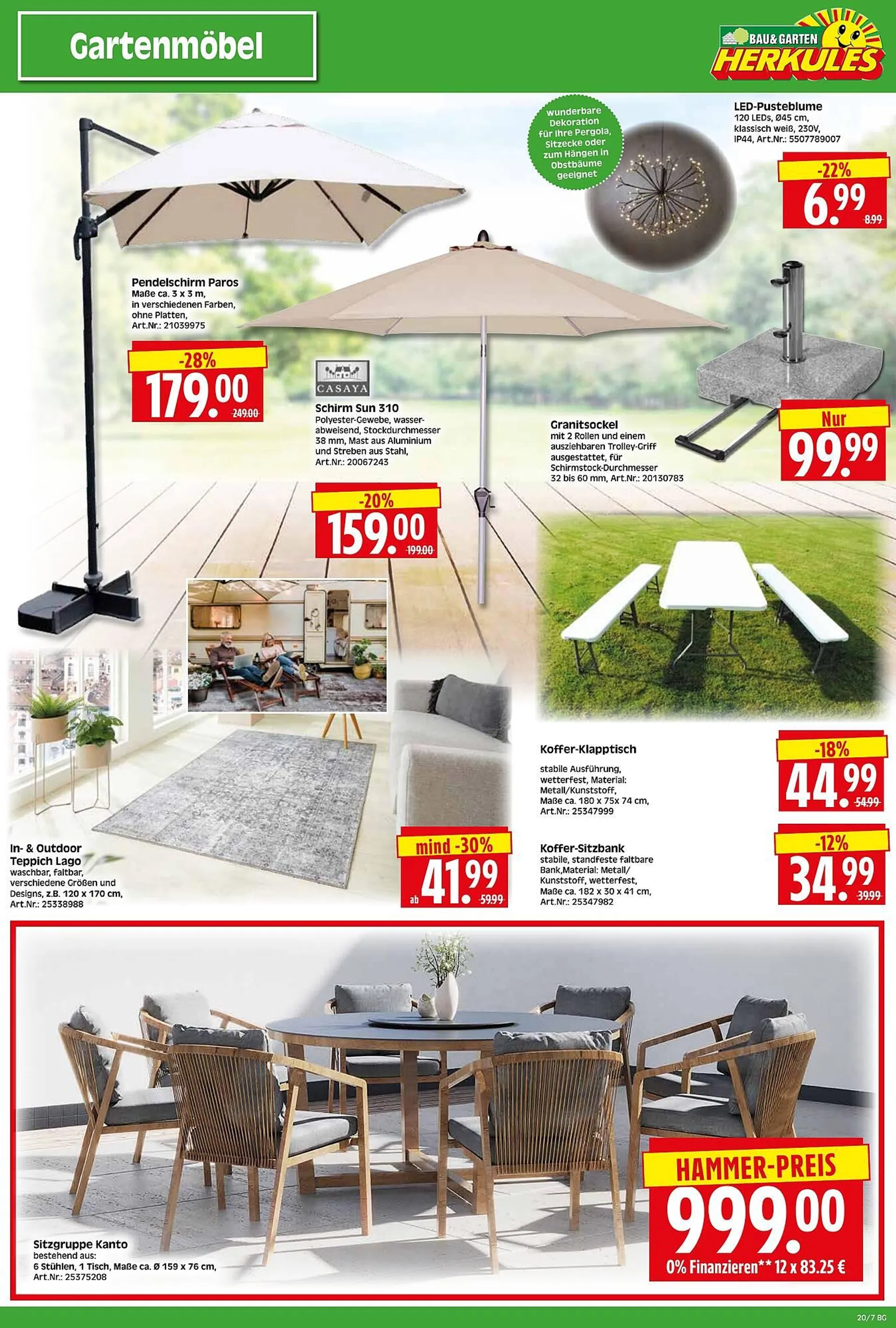 Herkules Baumarkt Prospekt von 12. Mai bis 19. Mai 2025 - Prospekt seite 7