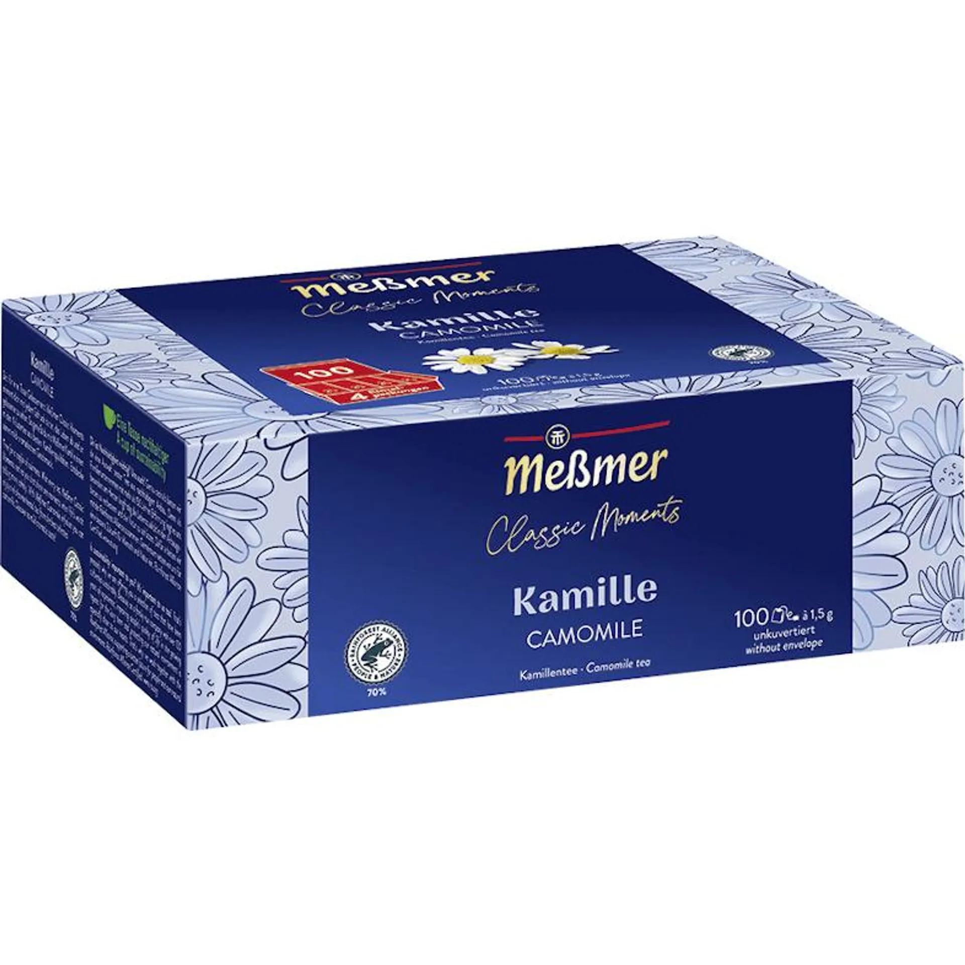 Meßmer Classic Moments Kräutertee Kamille 100 Teebeutel x 1,5 g (150 g)