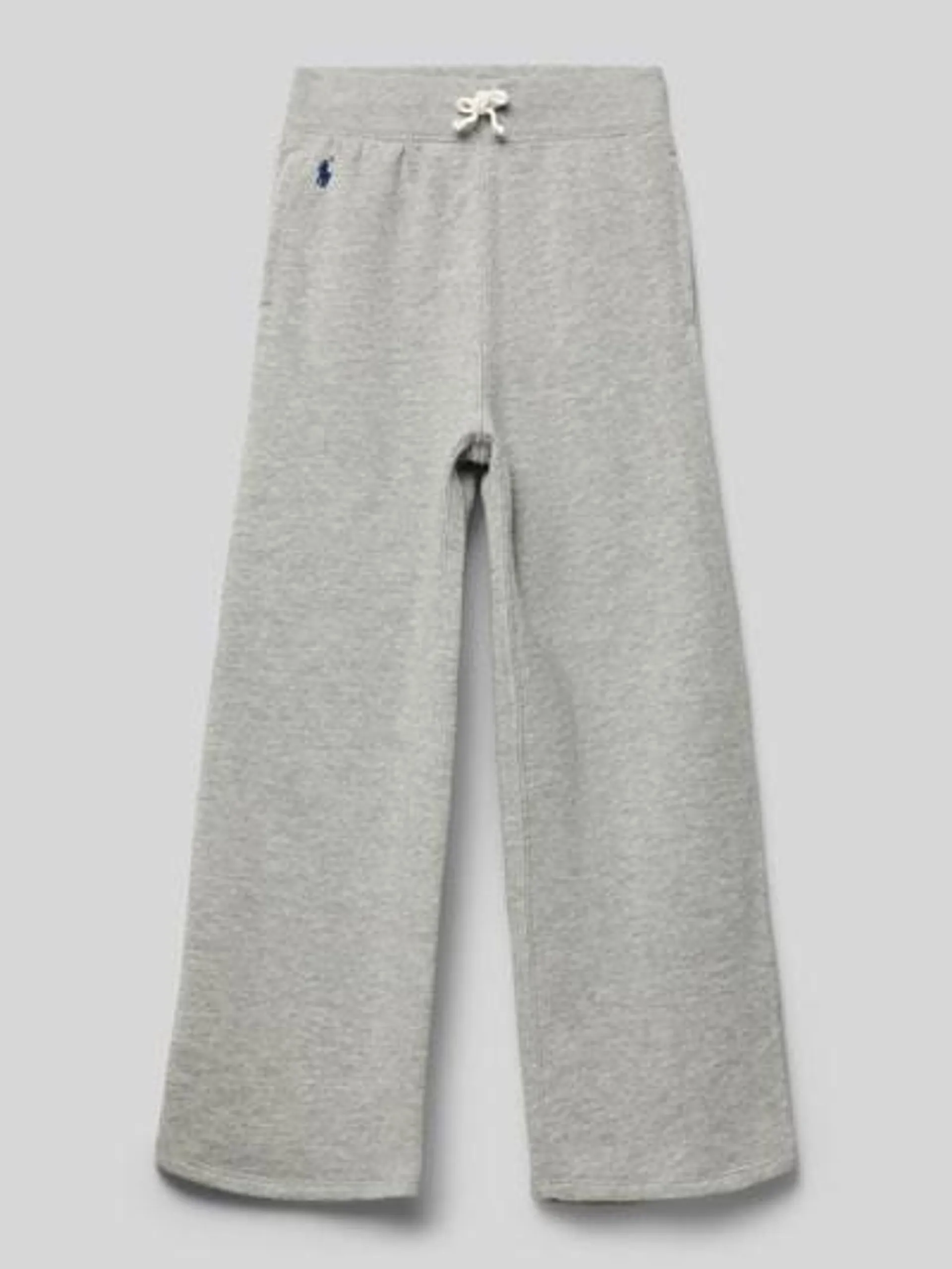 Relaxed Fit Sweatpants mit Eingrifftaschen in mittelgrau melange