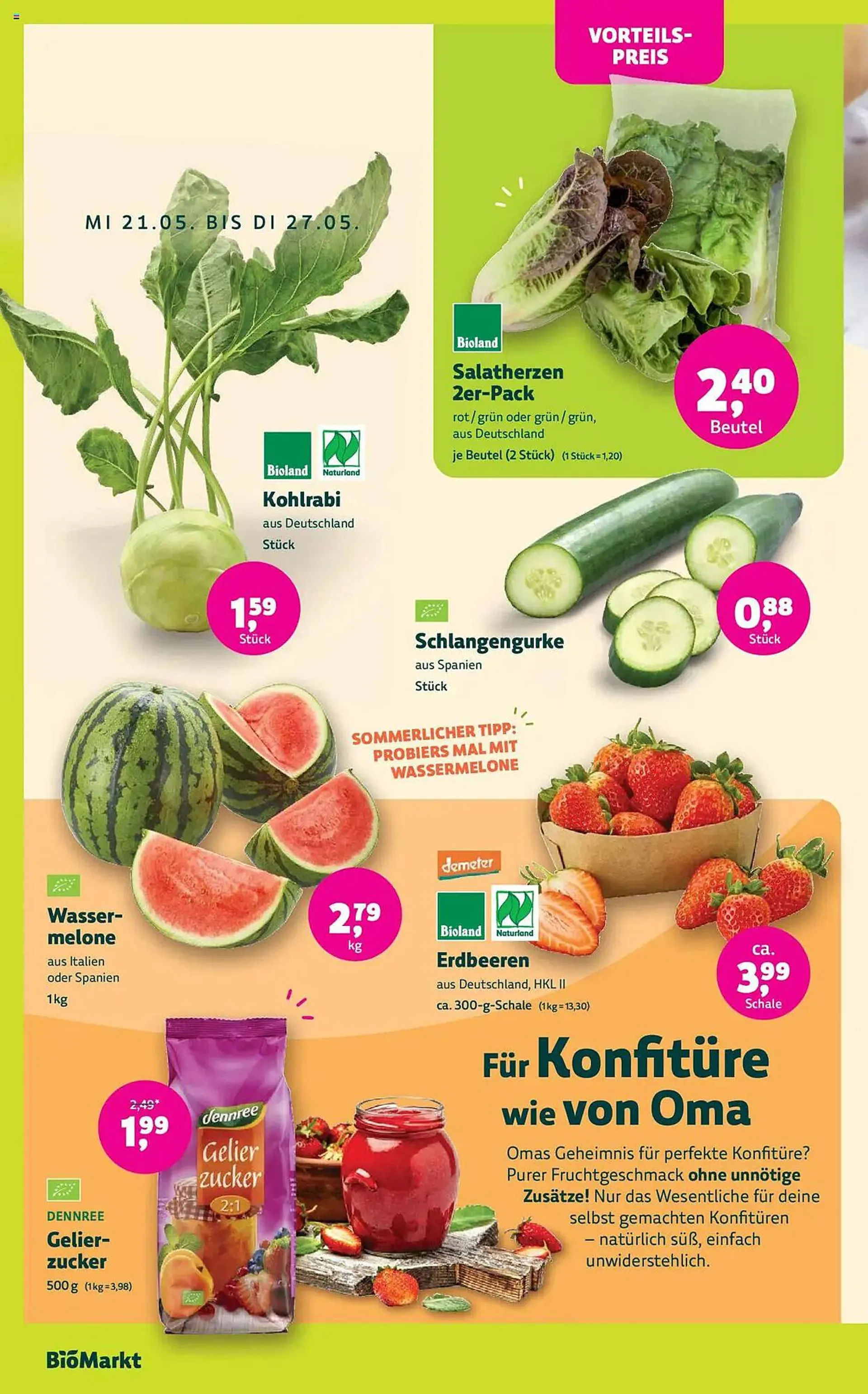 Biomarkt Prospekt von 21. Mai bis 3. Juni 2025 - Prospekt seite 2
