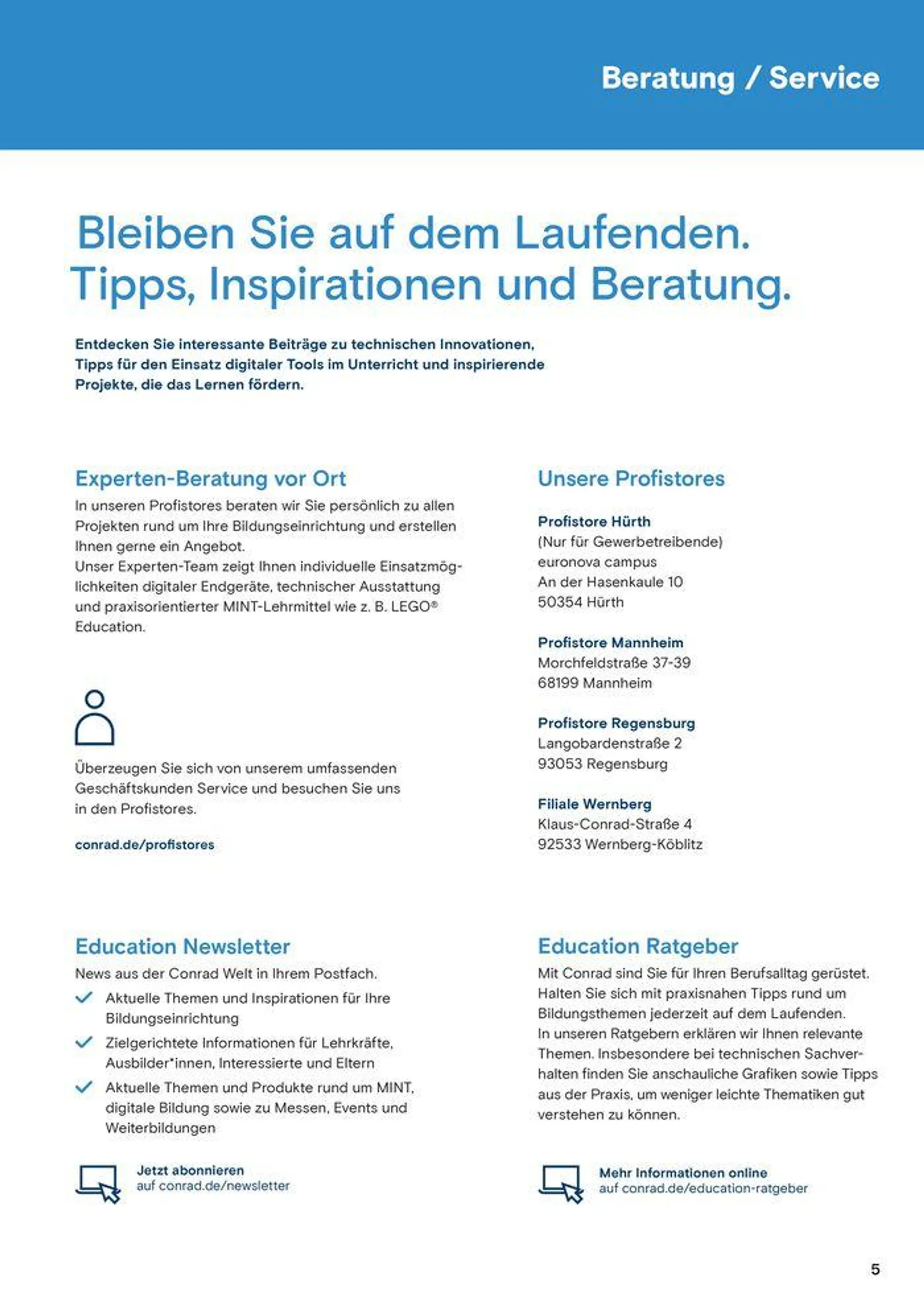 Zukunft Bildung von 21. Juni bis 11. August 2024 - Prospekt seite 7