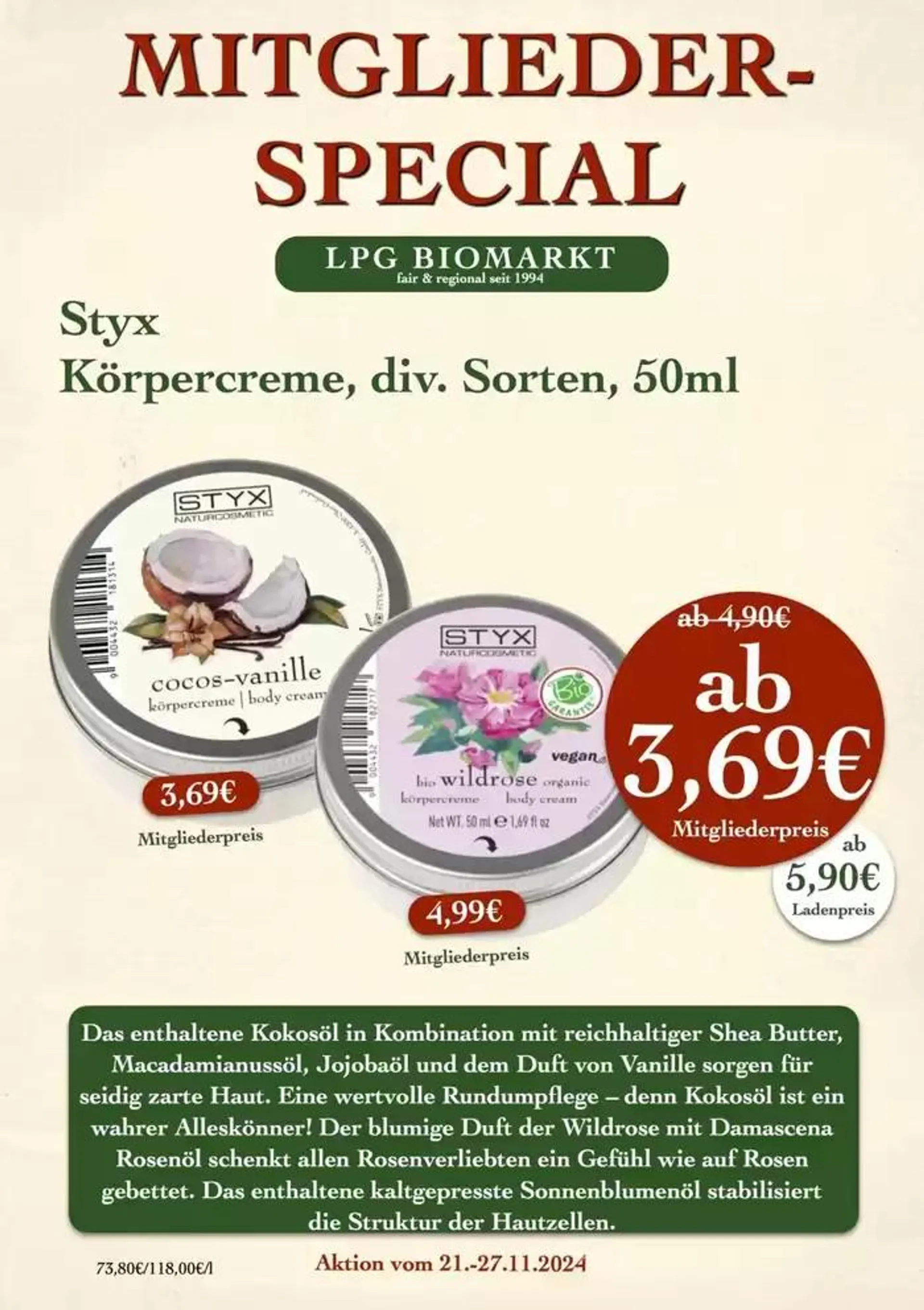 Mitgliederspecial von 21. November bis 5. Dezember 2024 - Prospekt seite 3