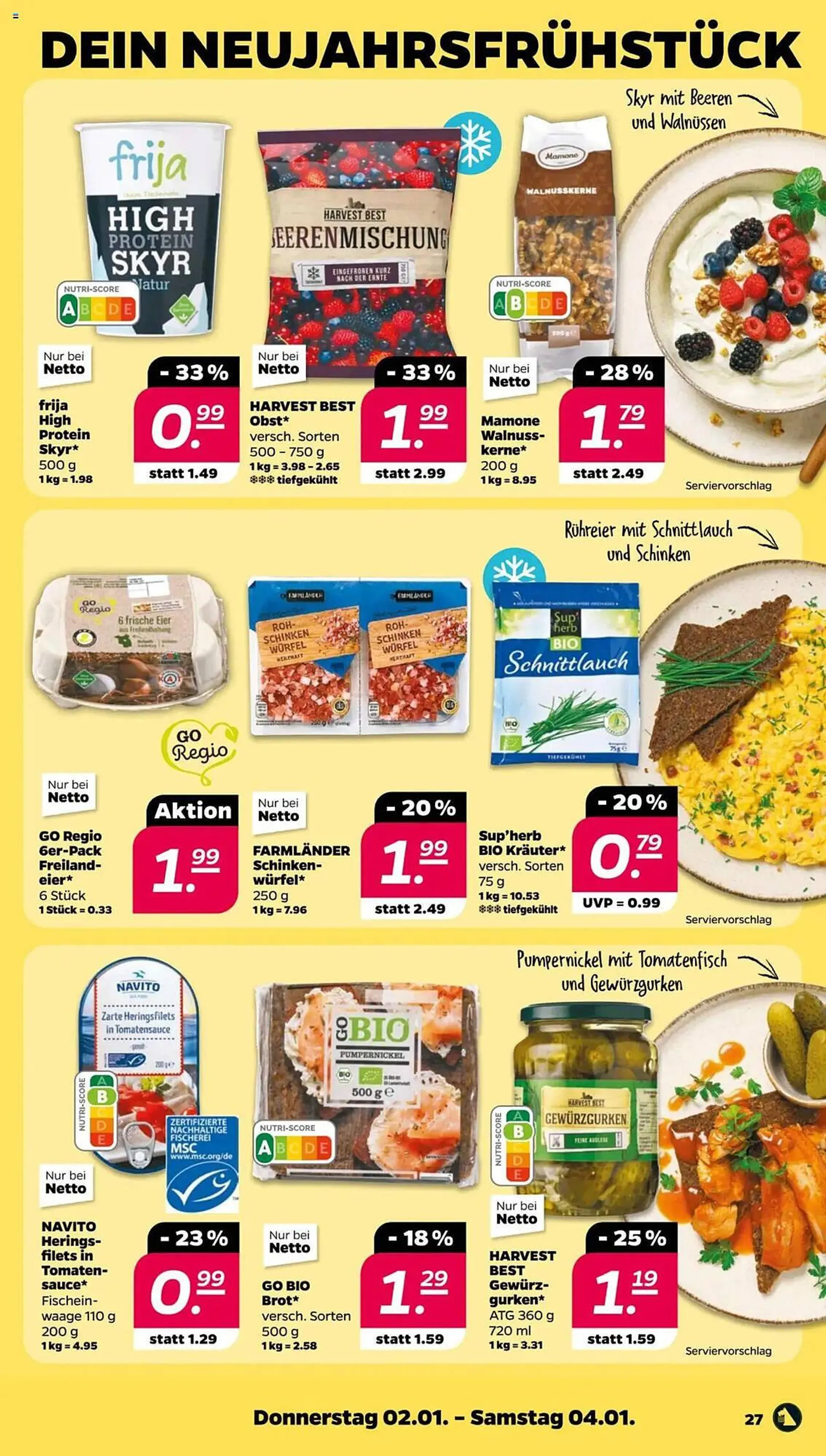 NETTO Prospekt von 30. Dezember bis 4. Januar 2025 - Prospekt seite 27