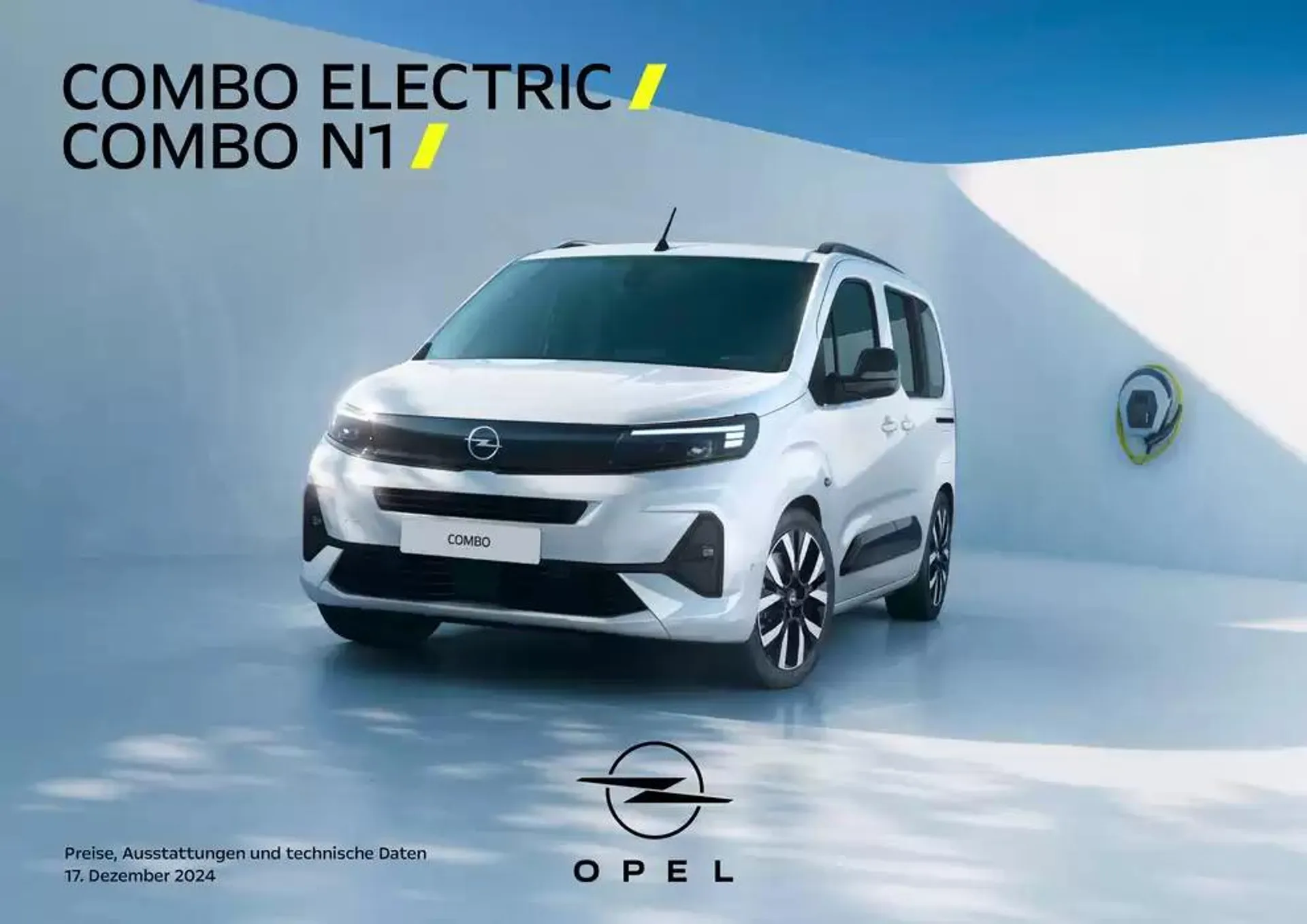 Opel Combo N1Combo Electric von 19. Dezember bis 19. Dezember 2025 - Prospekt seite 1