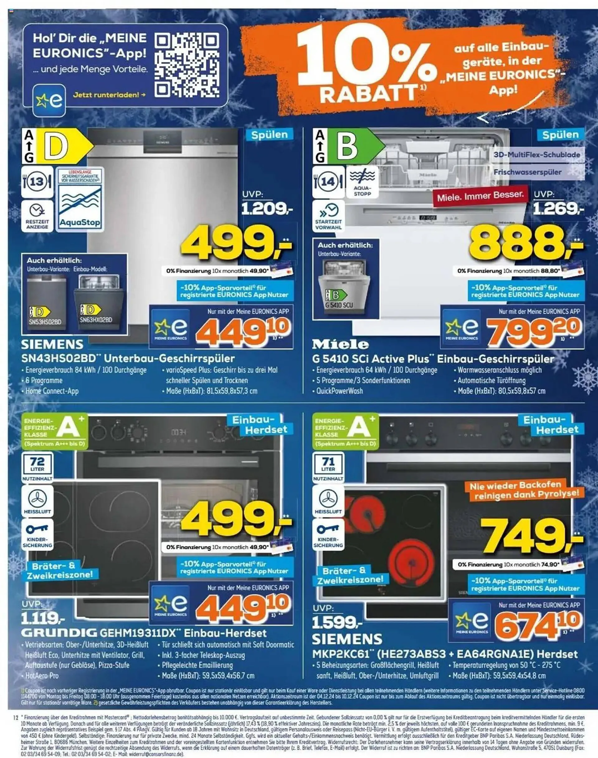 Euronics Prospekt von 11. Dezember bis 17. Dezember 2024 - Prospekt seite 12