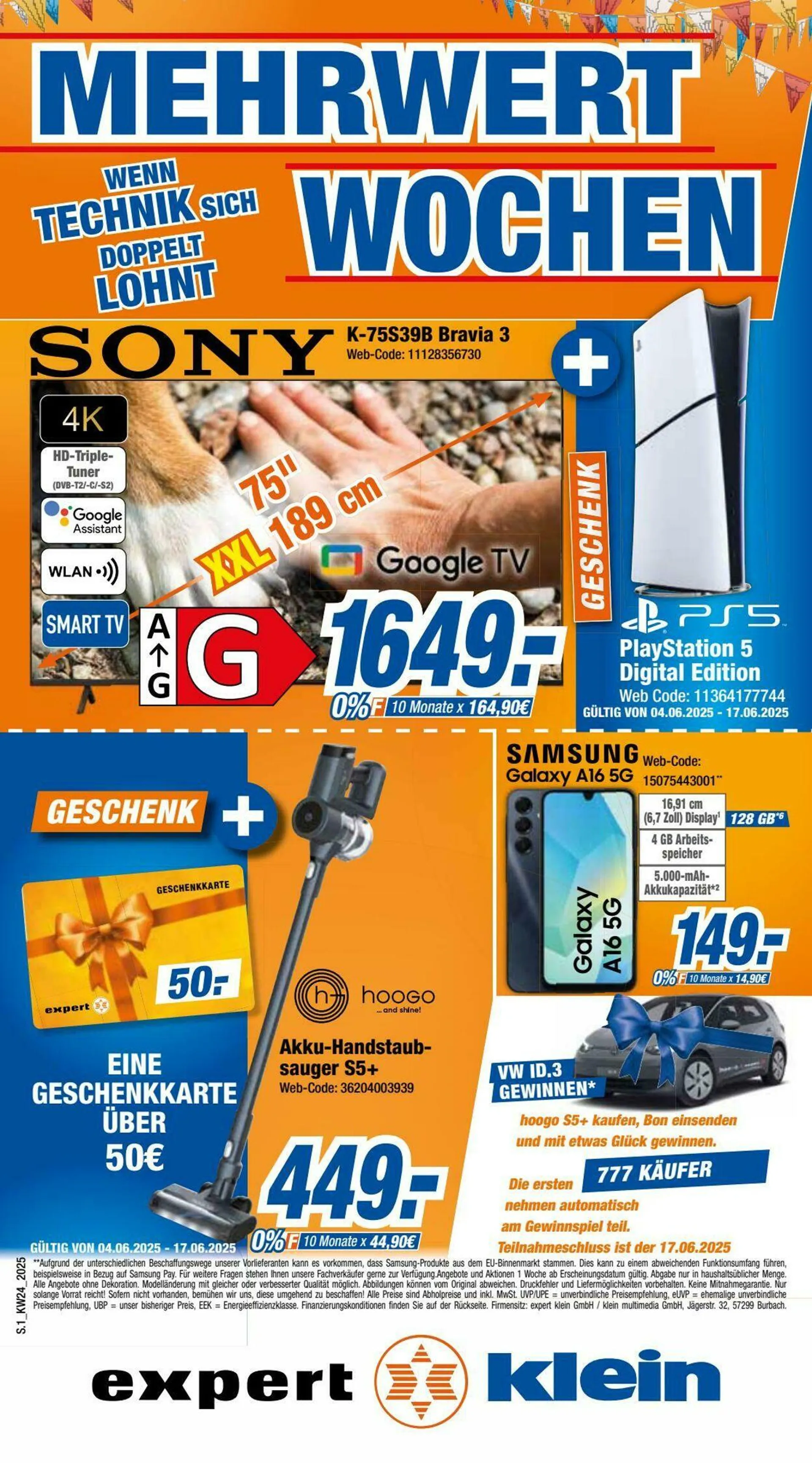 Expert Aktueller Prospekt von 16. Juni bis 21. Juni 2025 - Prospekt seite 1