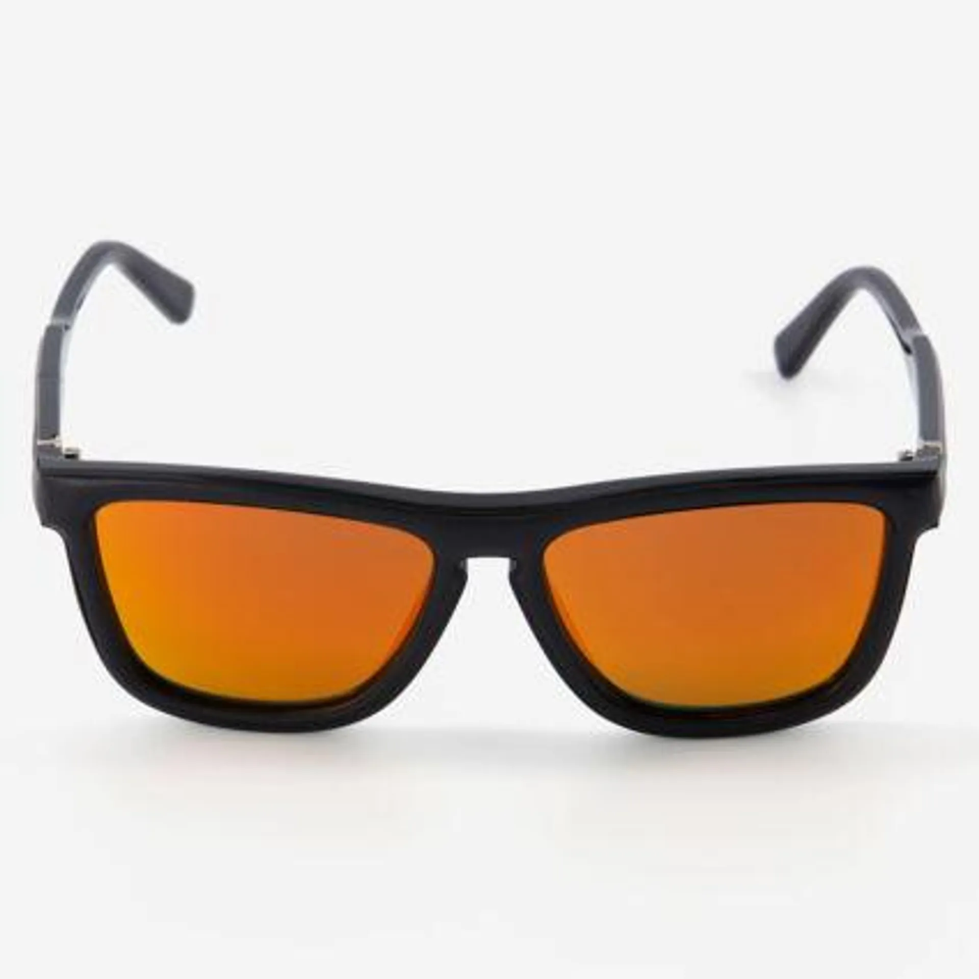 Schwarze eckige Sonnenbrille