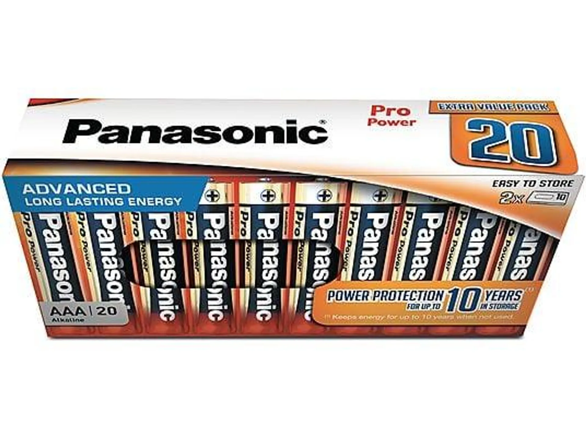 PANASONIC LR03PPG/20CB AAA Batterie, Alkaline, 1.5 Volt