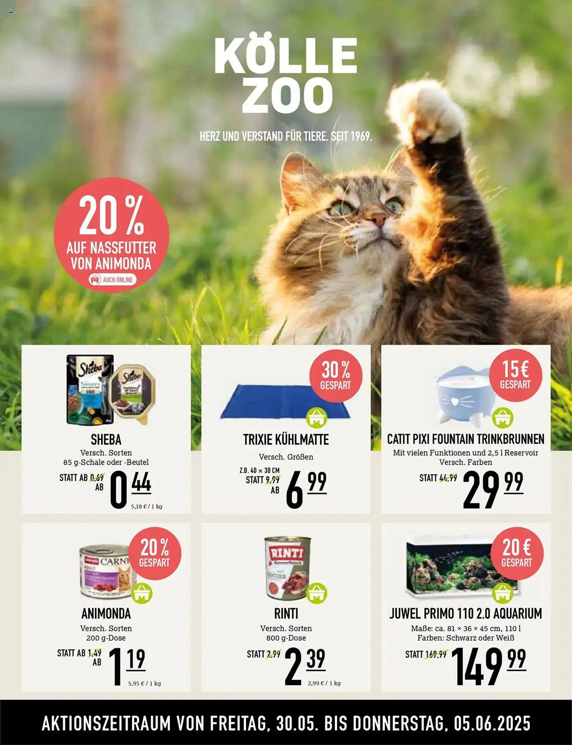 Kölle Zoo Prospekt von 30. Mai bis 5. Juni 2025 - Prospekt seite 1
