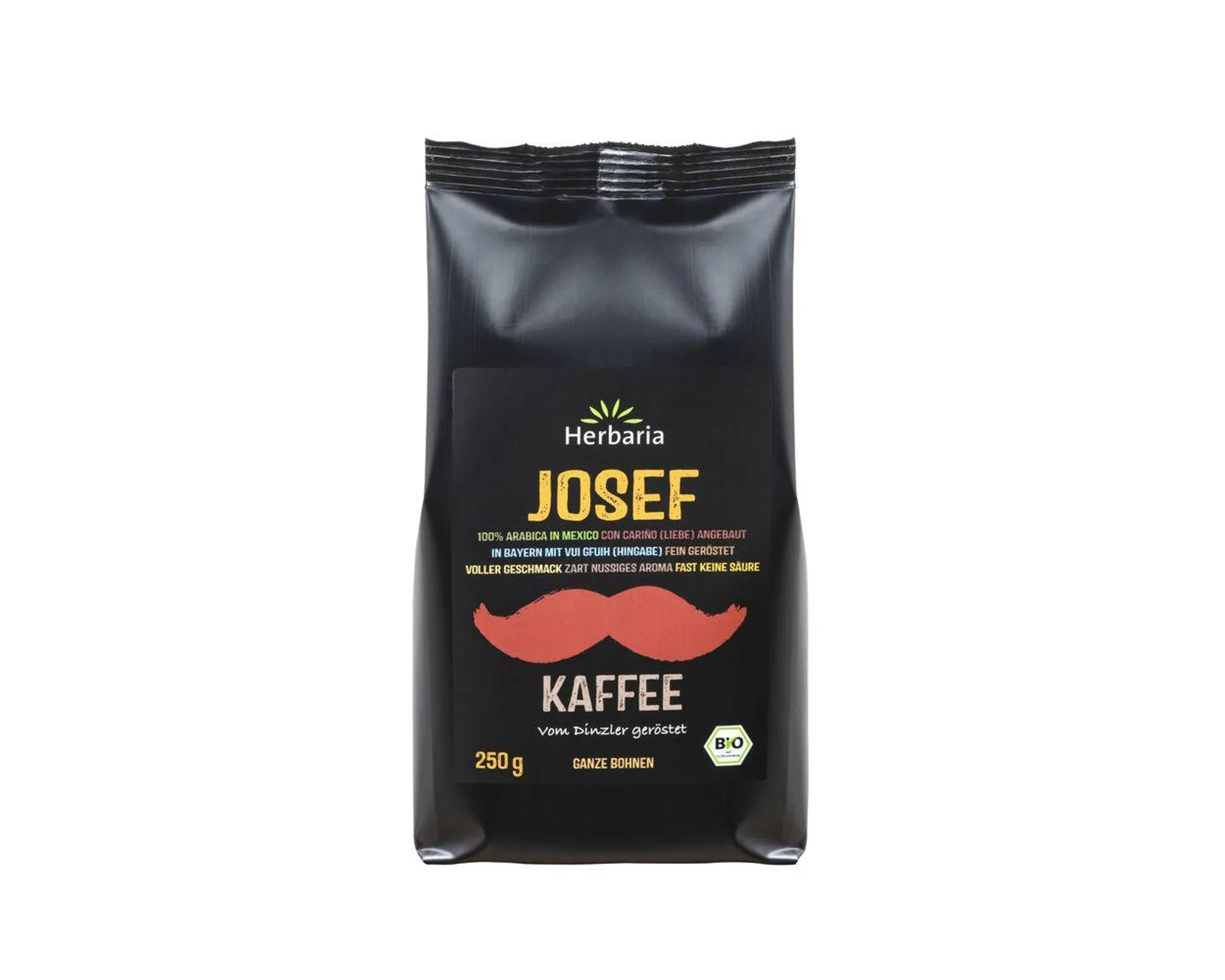 Herbaria Josef Kaffee ganze Bohne 250g