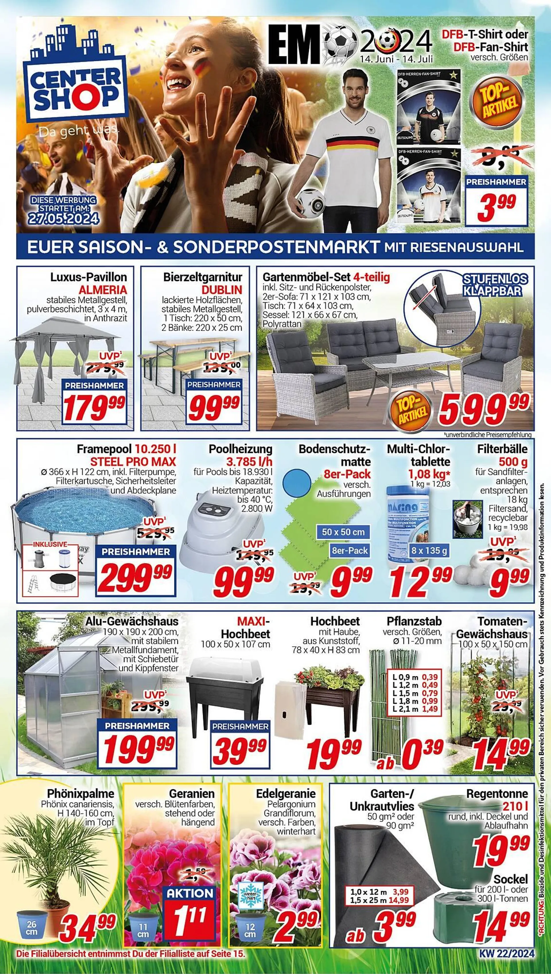 Centershop Prospekt von 8. Juni bis 8. Juni 2024 - Prospekt seite 1