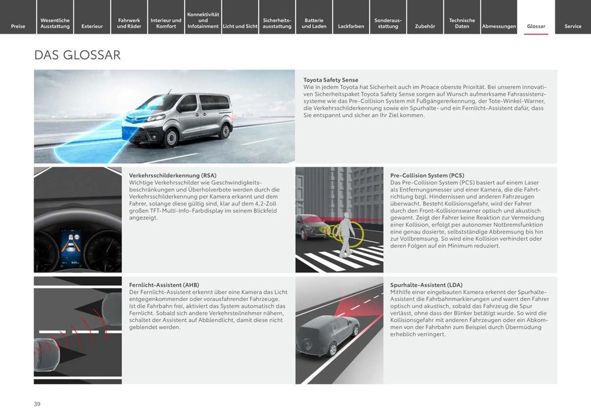 Toyota Proace/Proace Electric von 1. Mai bis 1. Mai 2025 - Prospekt seite 39