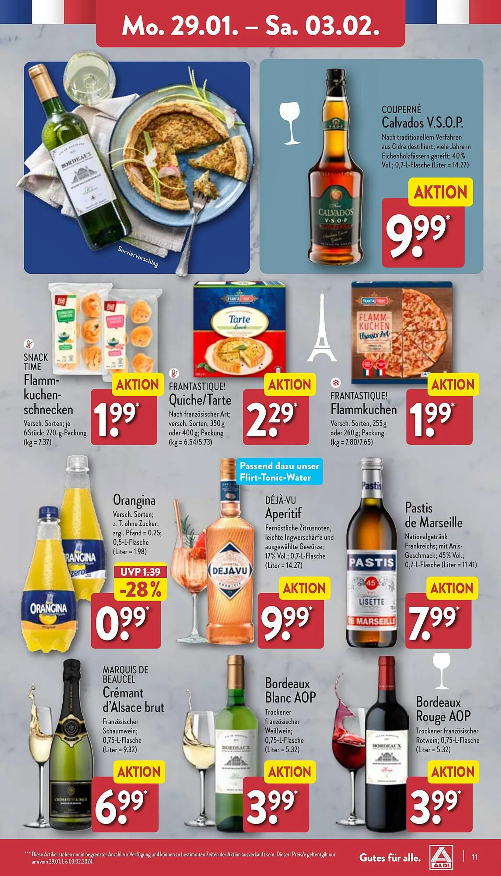 Aldi Nord Prospekt von 29. Januar bis 3. Februar 2024 - Prospekt seite 11