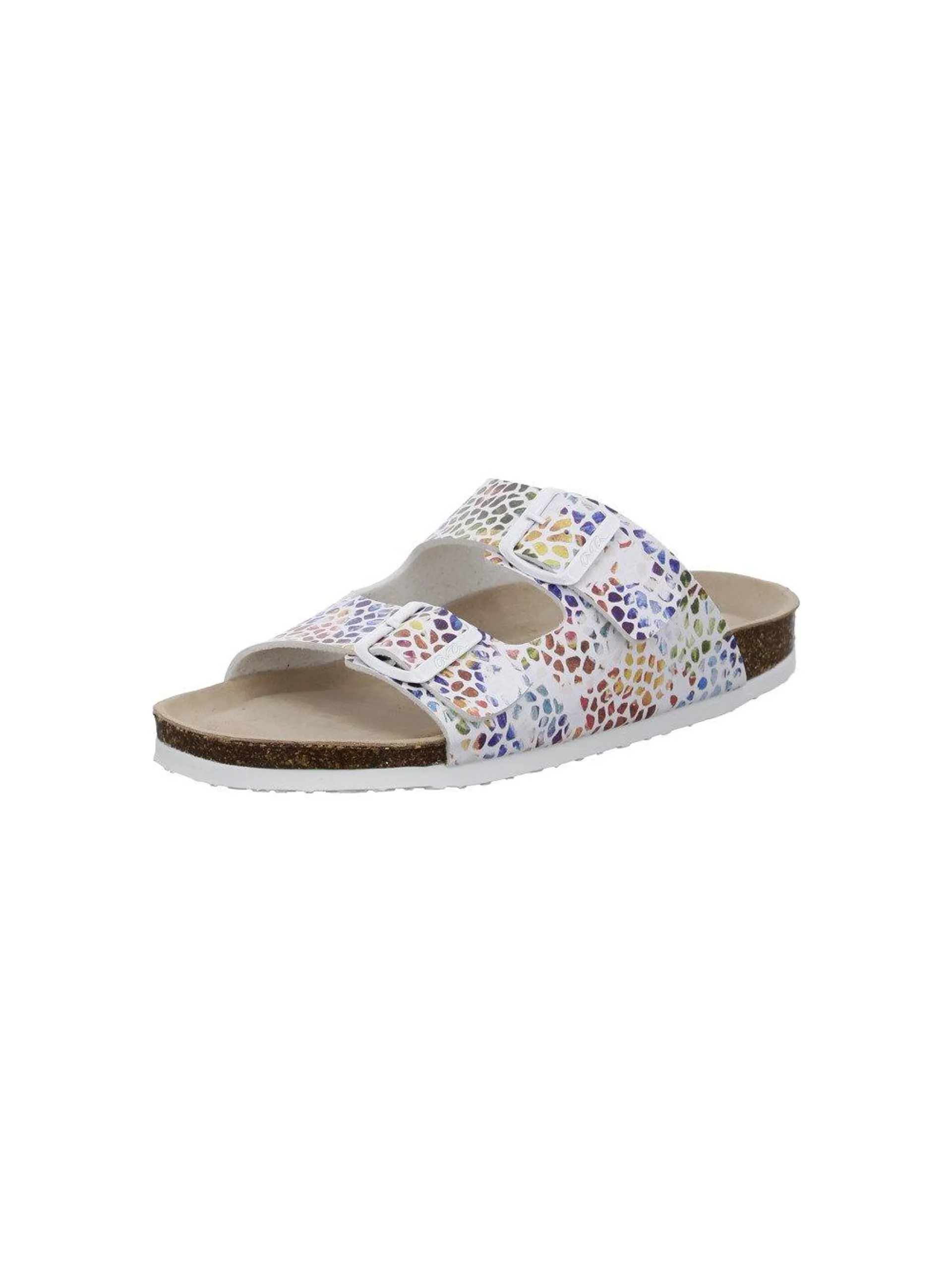 Pantolette Maui weiß multi