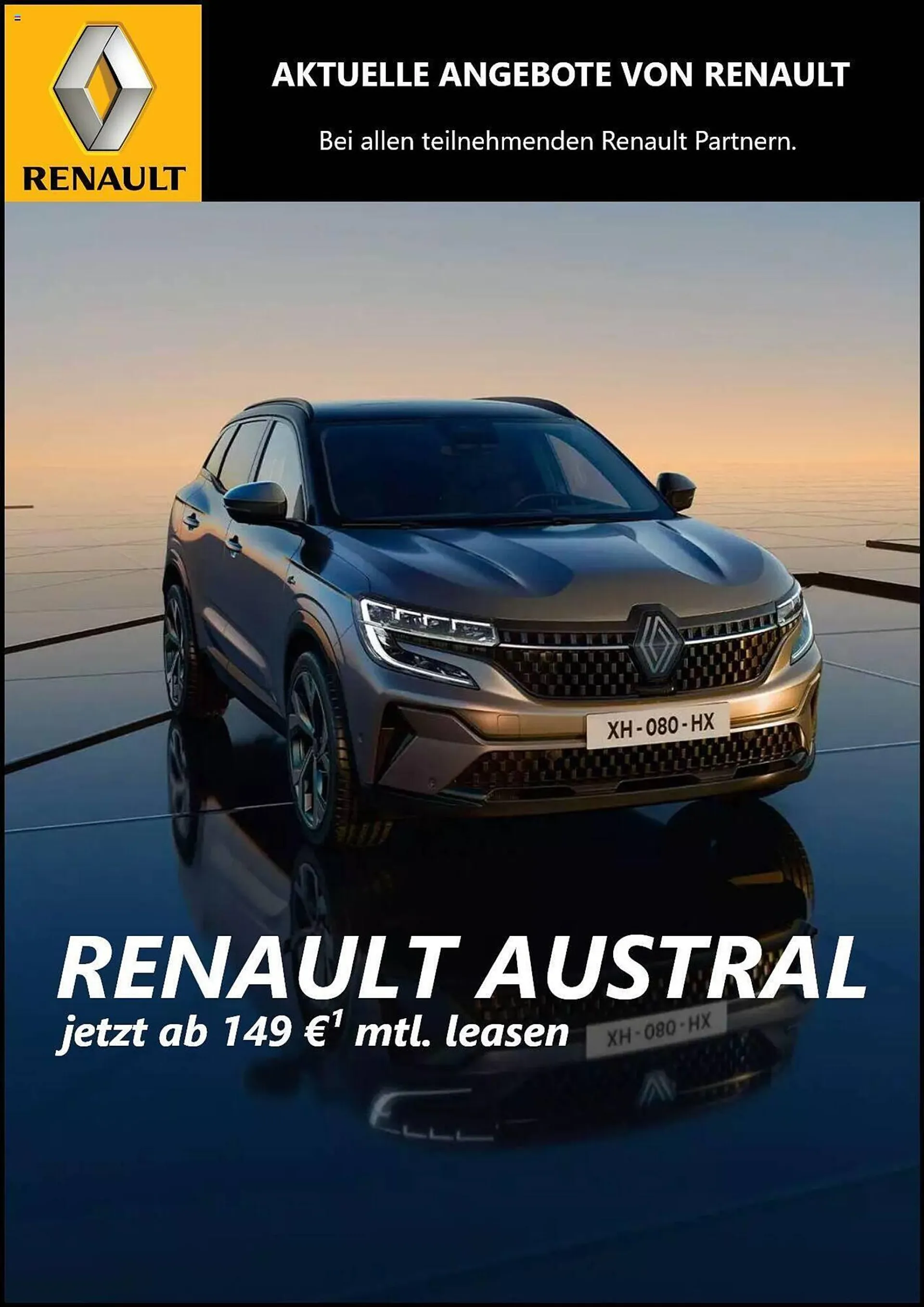 Renault Prospekt von 2. Oktober bis 2. Dezember 2024 - Prospekt seite 1