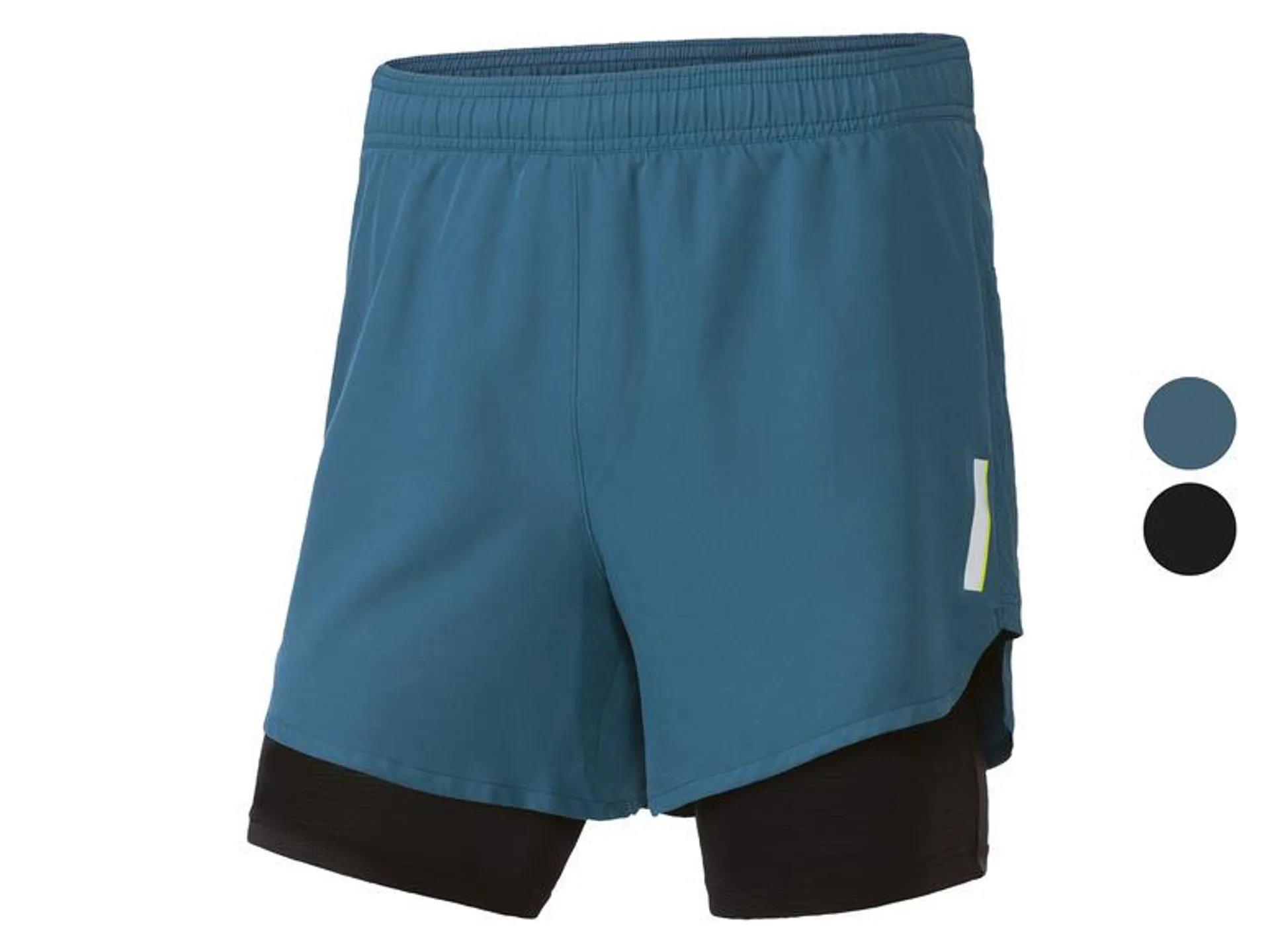 CRIVIT Herren Funktionsshorts mit eng anliegender Innenhose