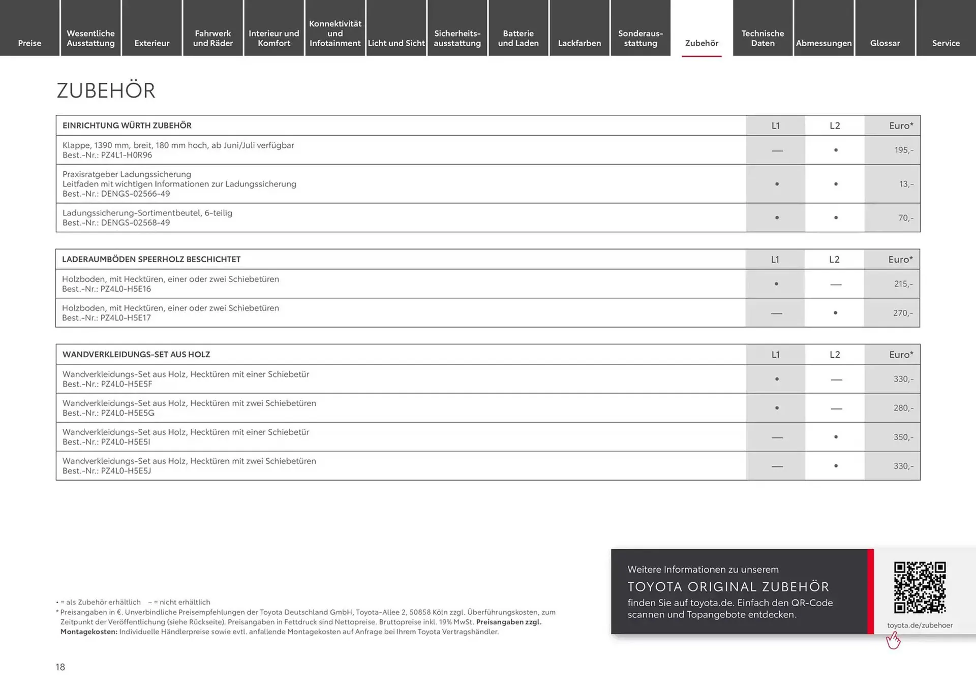 Toyota Prospekt von 22. Januar bis 22. Januar 2026 - Prospekt seite 18