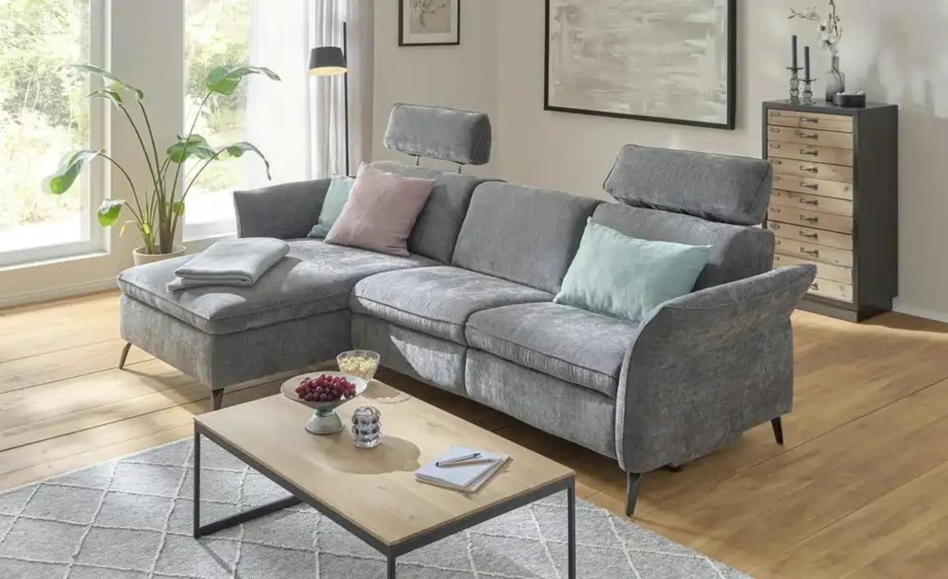 uno Ecksofa mit Relaxfunktion Dayton