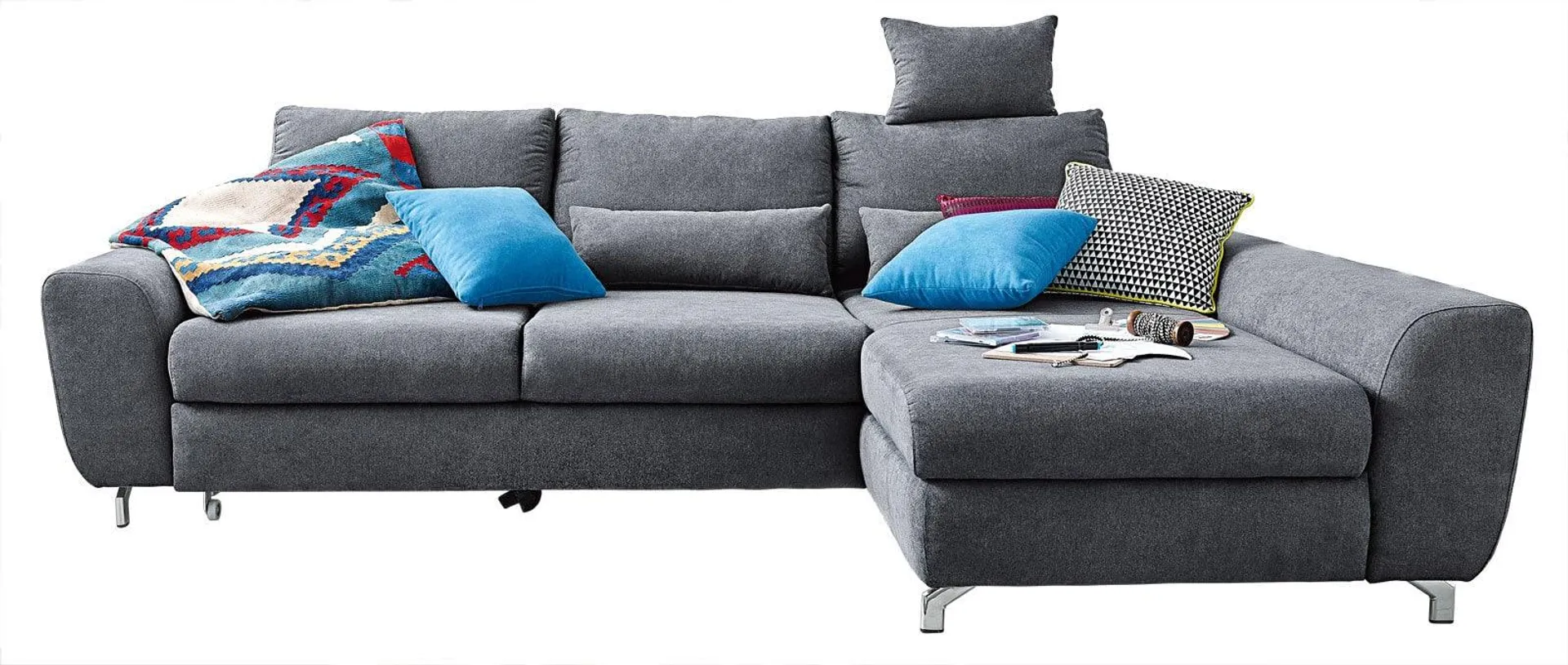 Ecksofa SILVA grau