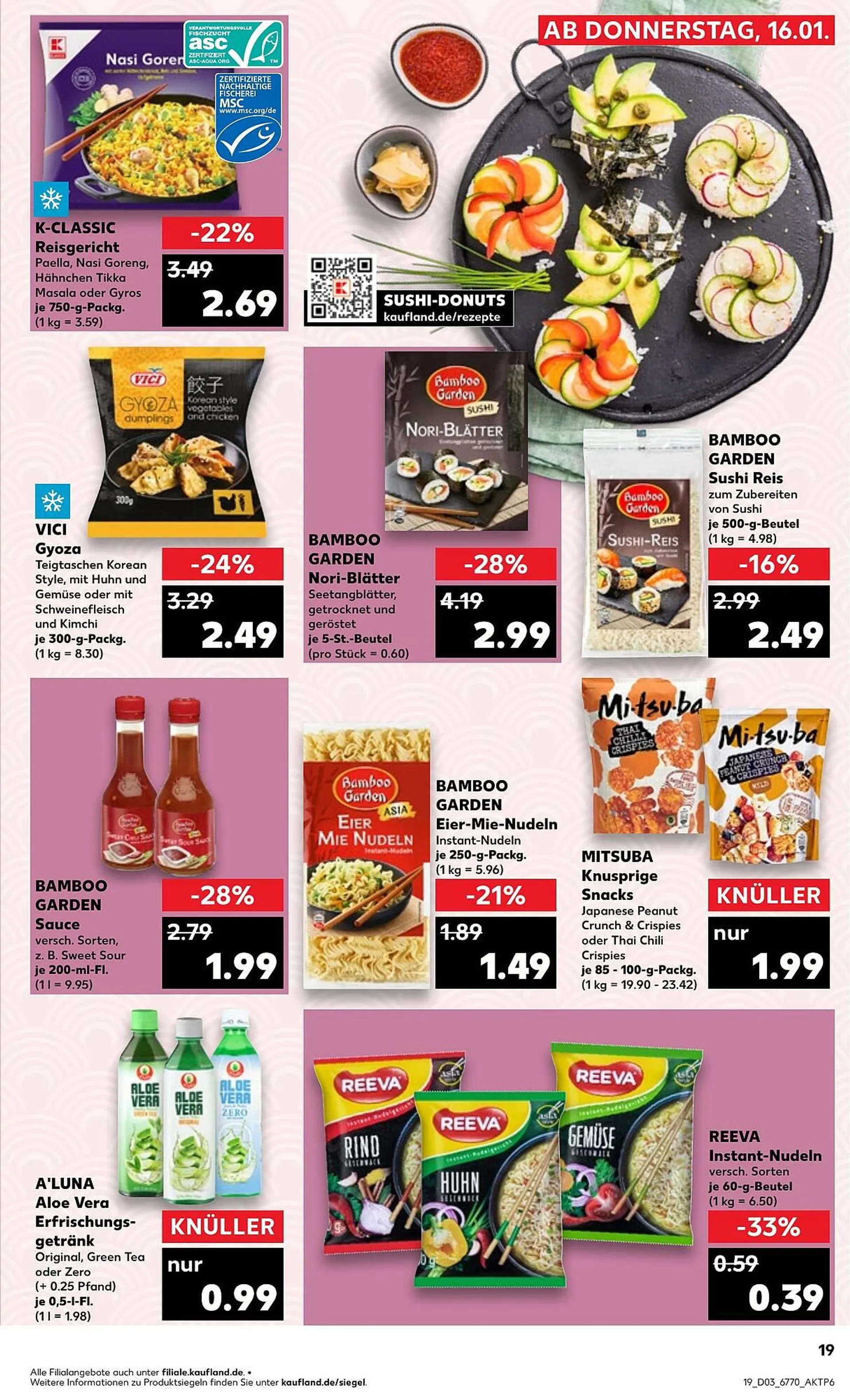 Kaufland Prospekt von 16. Januar bis 22. Januar 2025 - Prospekt seite 19