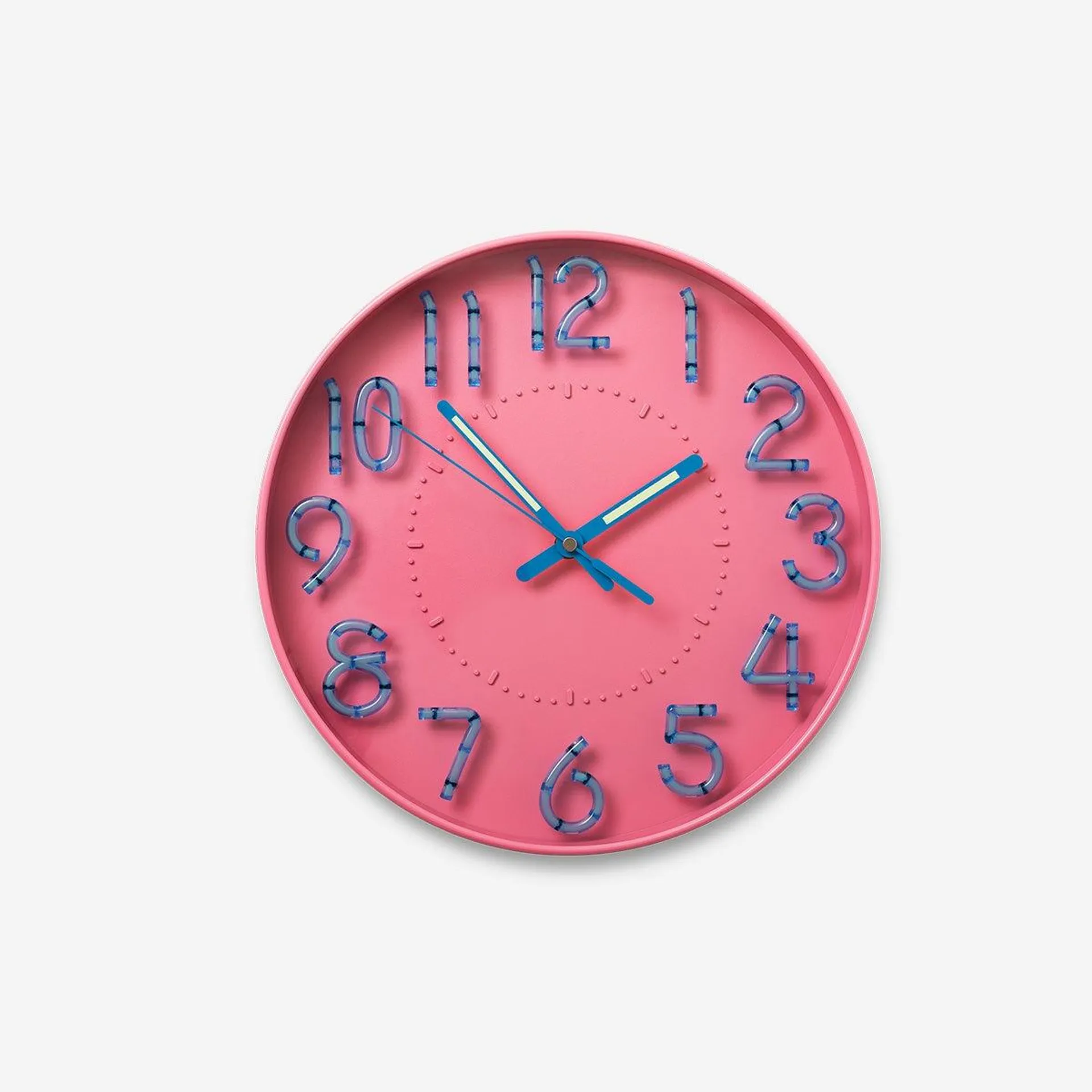 Wall clock. Glow in the dark