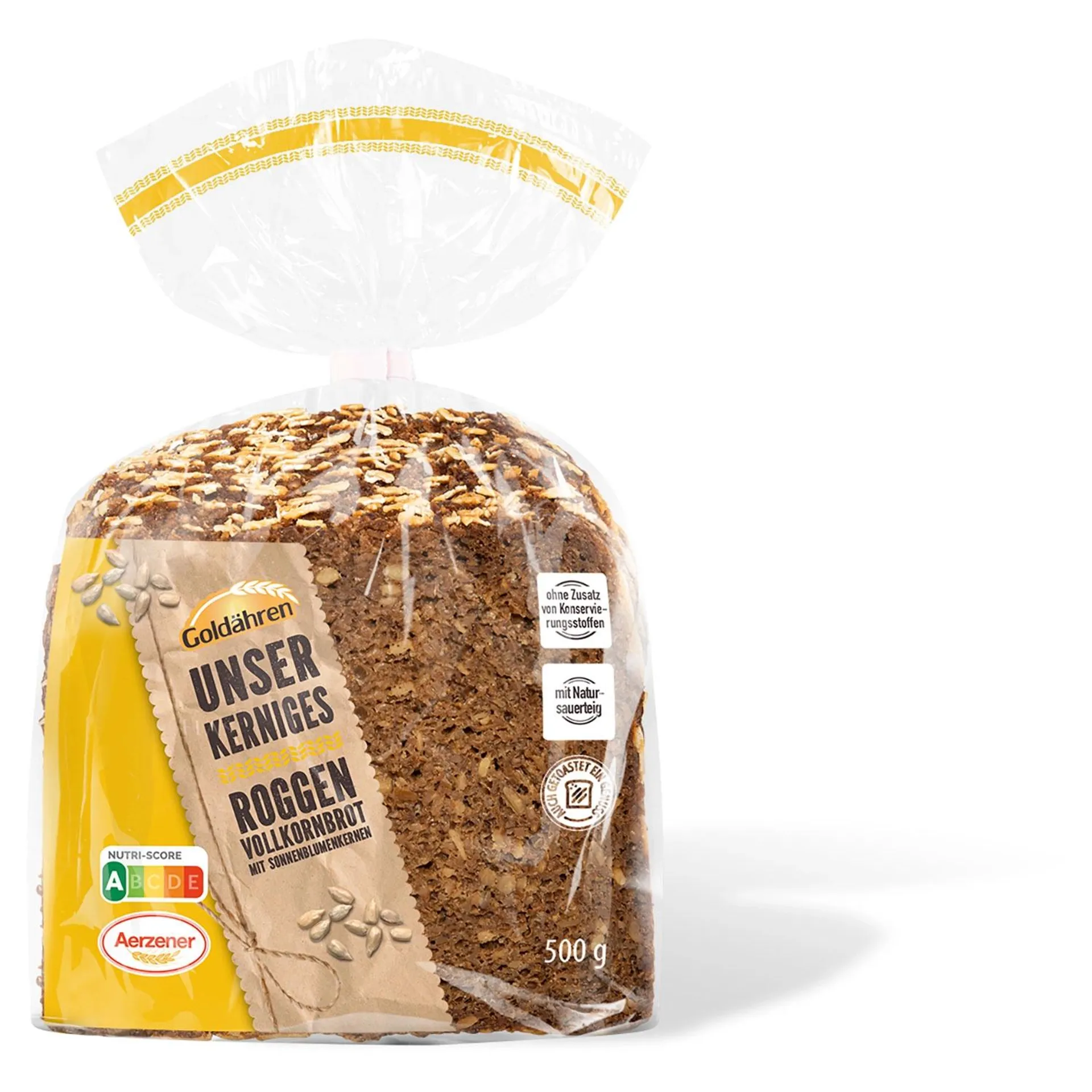 GOLDÄHREN Kerniges Roggenvollkornbrot 500 g