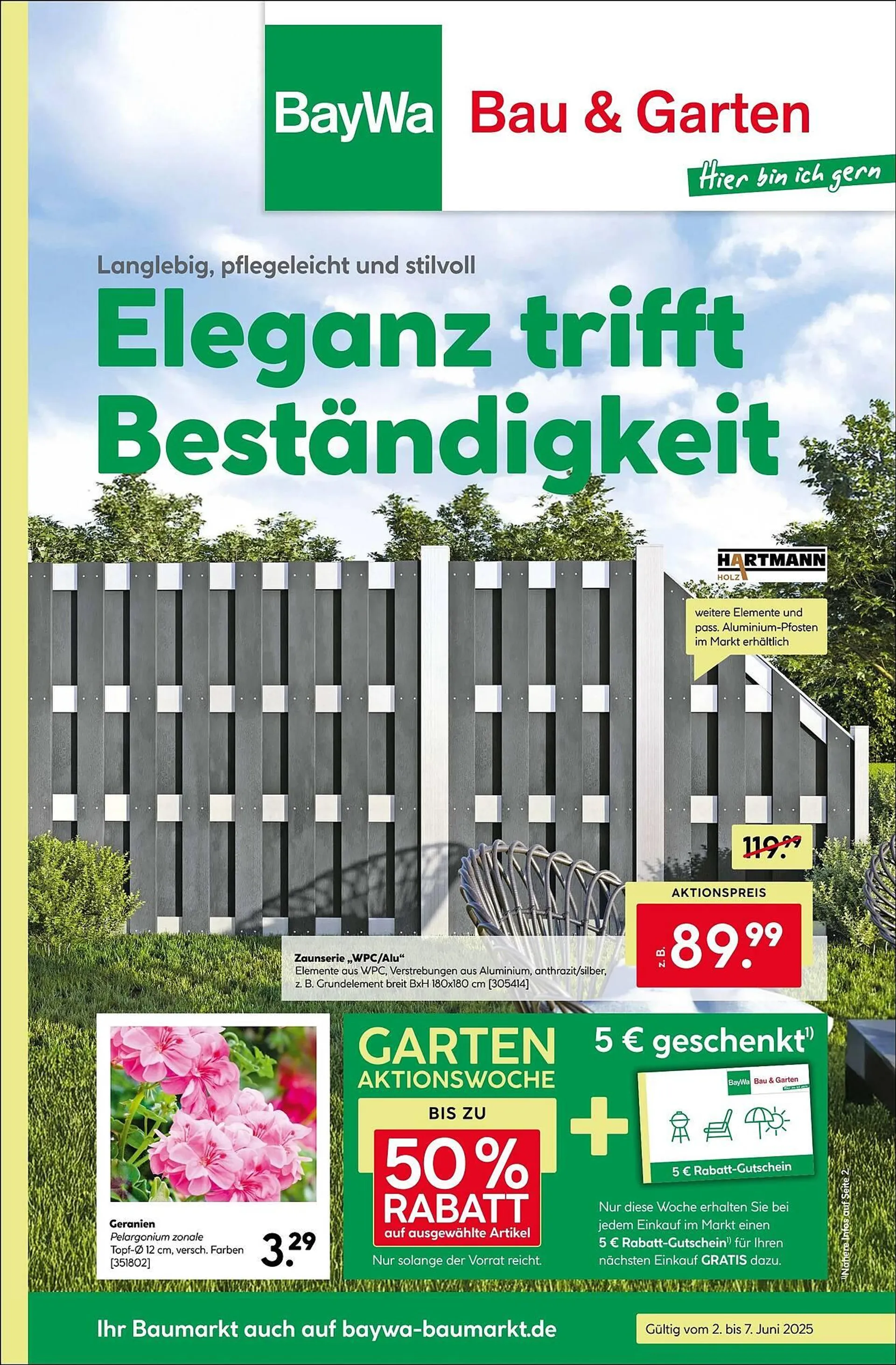 BayWa Prospekt von 2. Juni bis 8. Juni 2025 - Prospekt seite 1