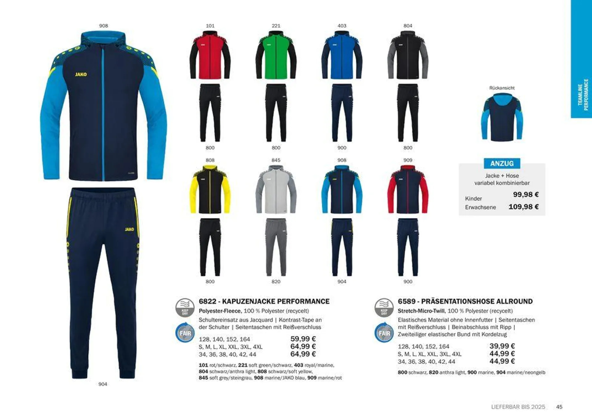 Jako Teamsport 2024 von 9. August bis 31. Dezember 2024 - Prospekt seite 47