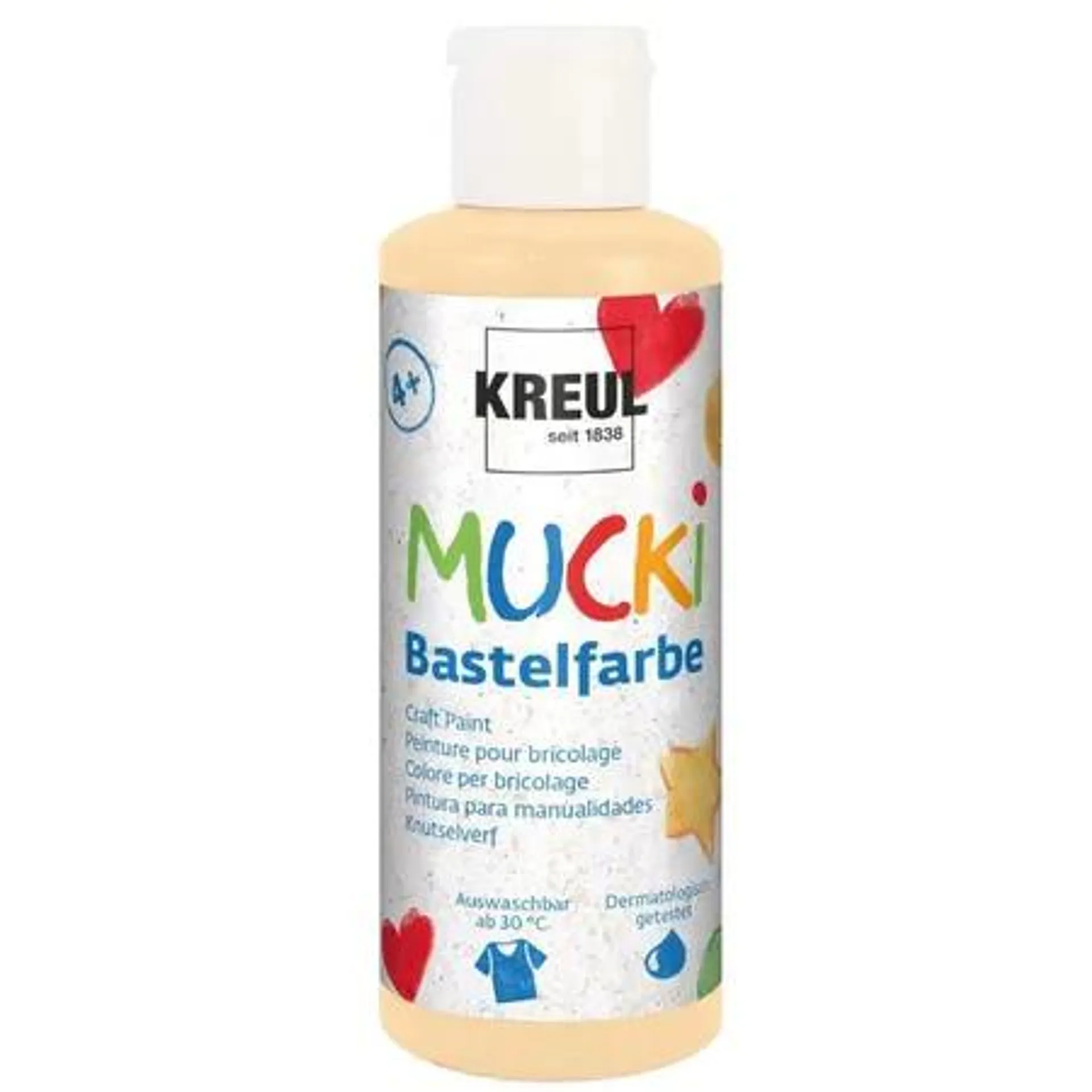 MUCKI Bastelfarbe Hautfarbe 80 ml