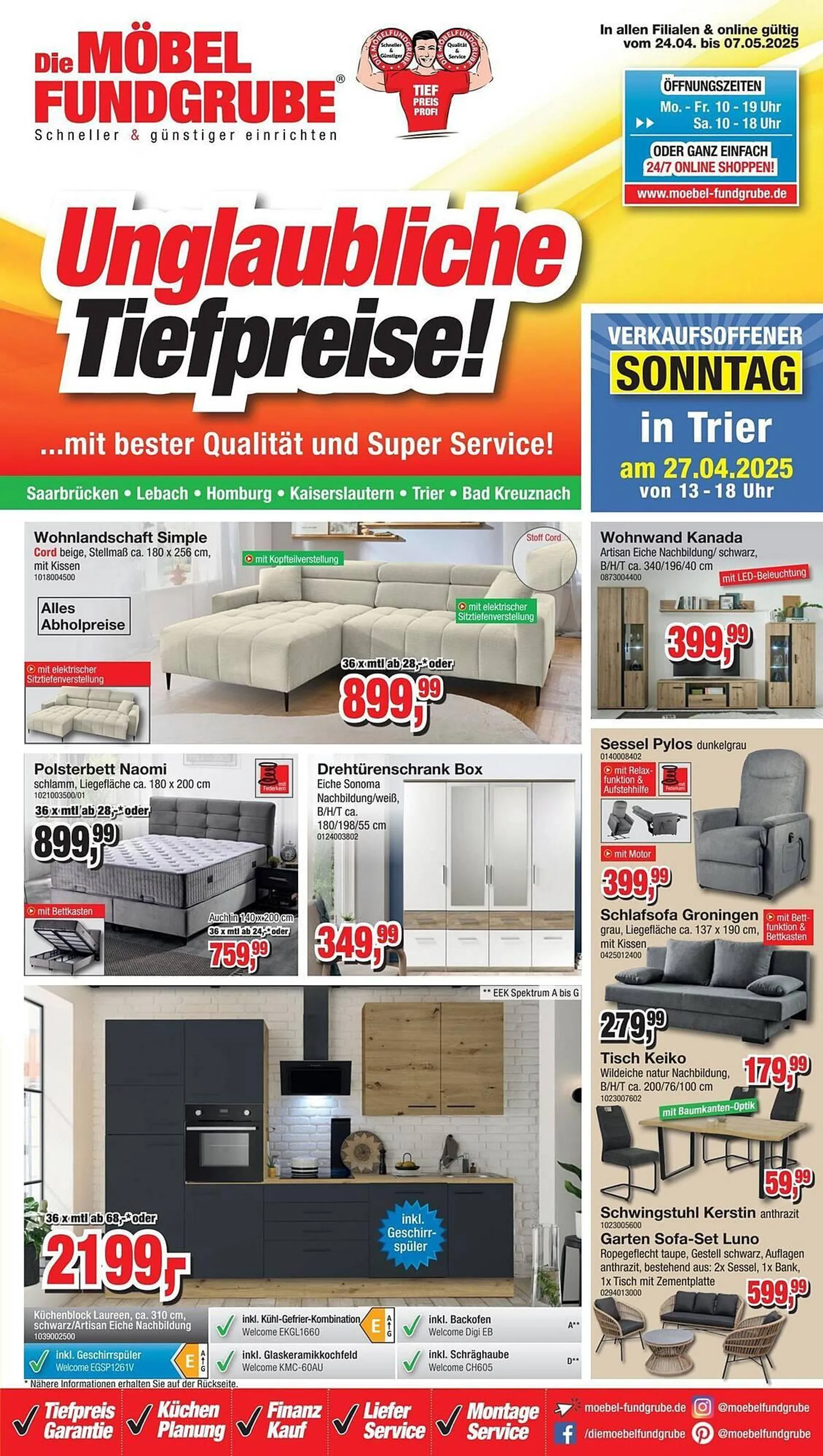 Möbelfundgrube Prospekt - 1