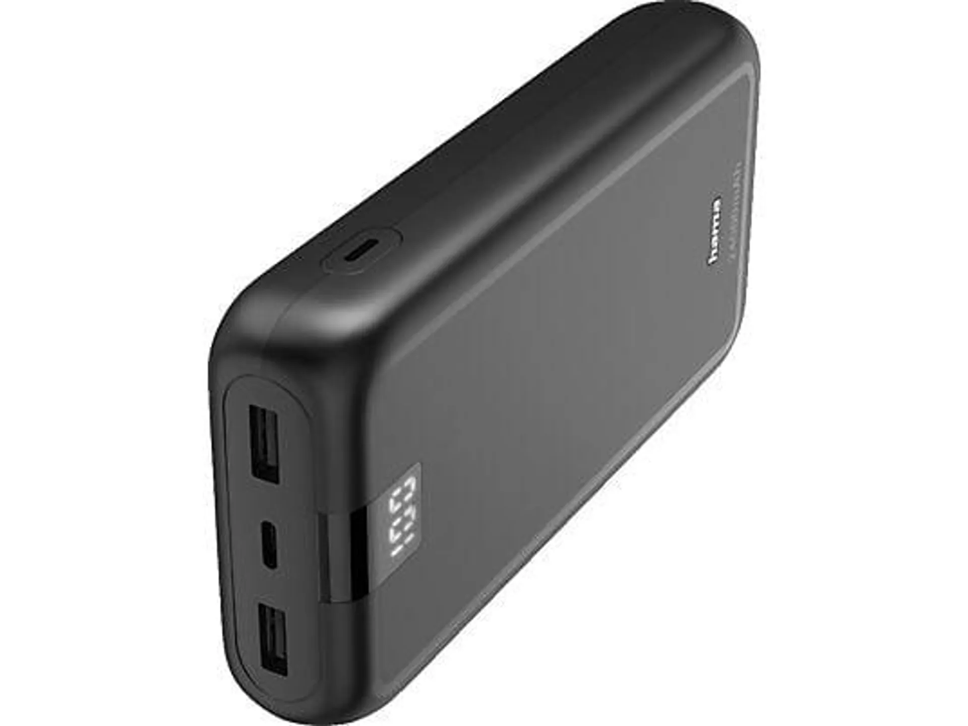 HAMA Power Pack Performance 24 Powerbank 24000 Grau