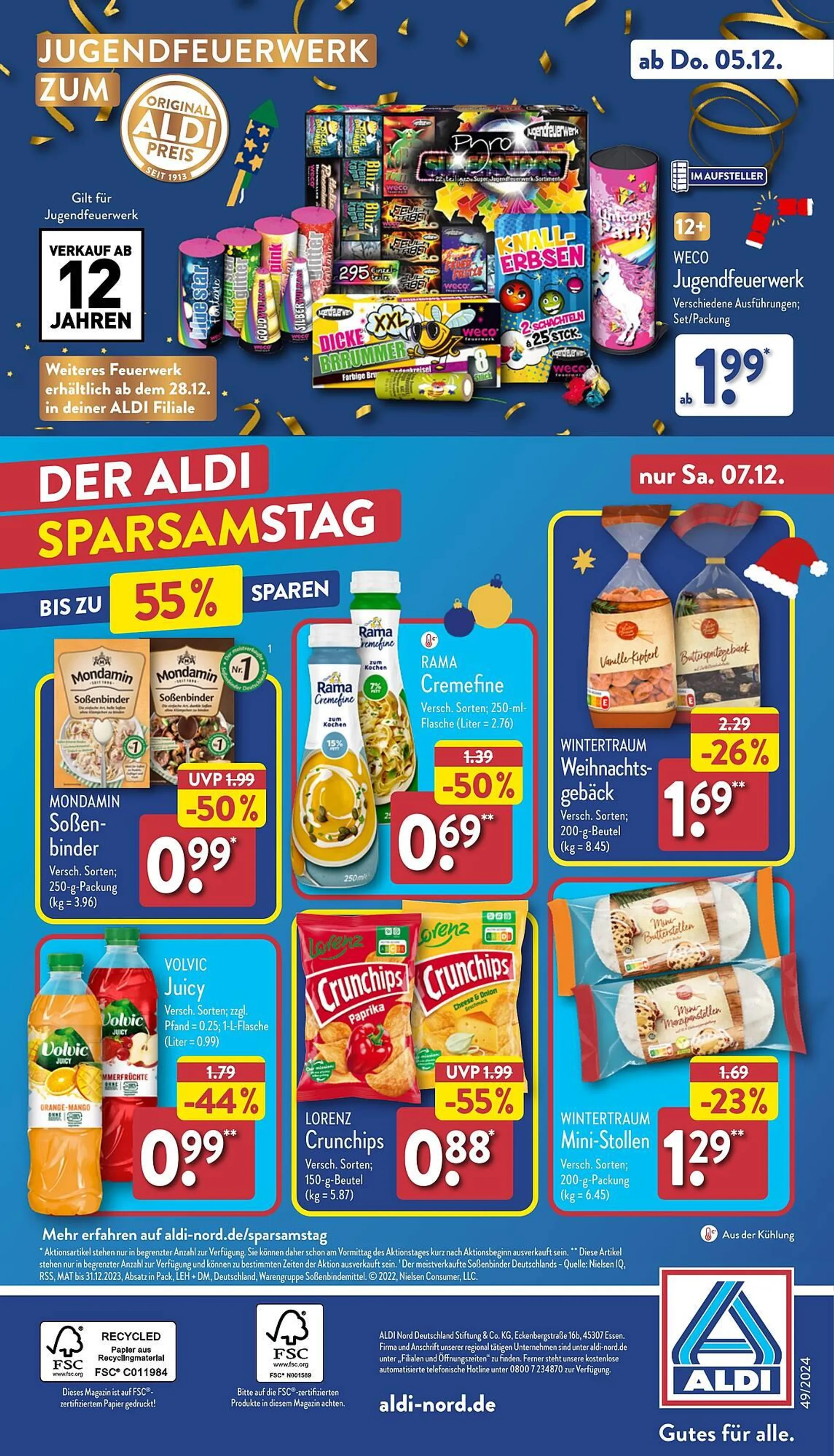 Aldi Nord Prospekt von 2. Dezember bis 7. Dezember 2024 - Prospekt seite 40