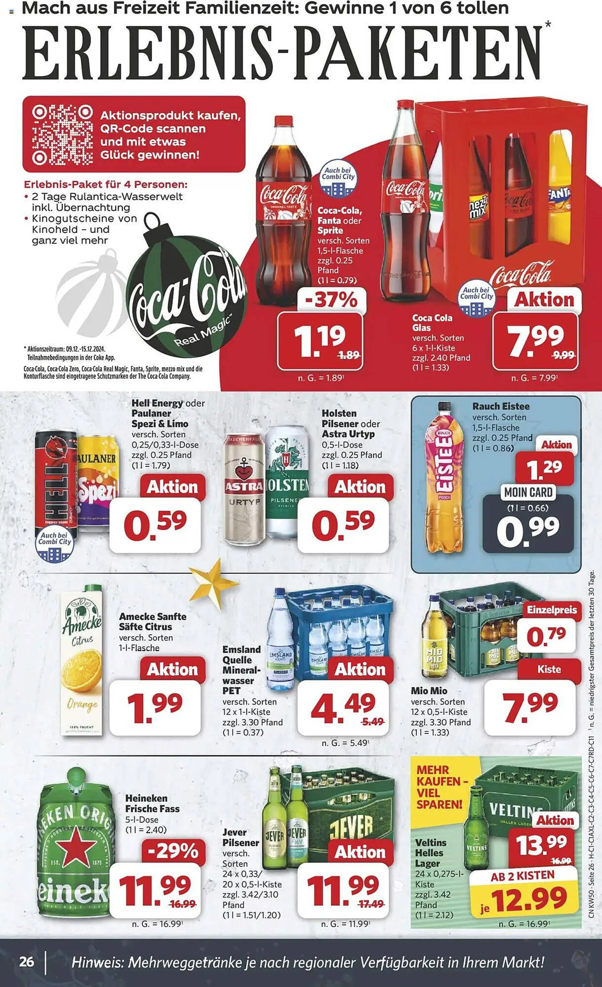 Combi Prospekt von 9. Dezember bis 14. Dezember 2024 - Prospekt seite 26