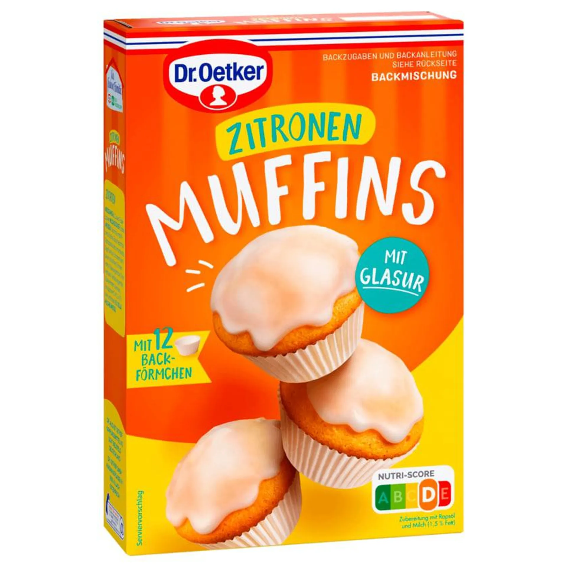 Dr. Oetker Zitronen Muffins Backmischung 455g